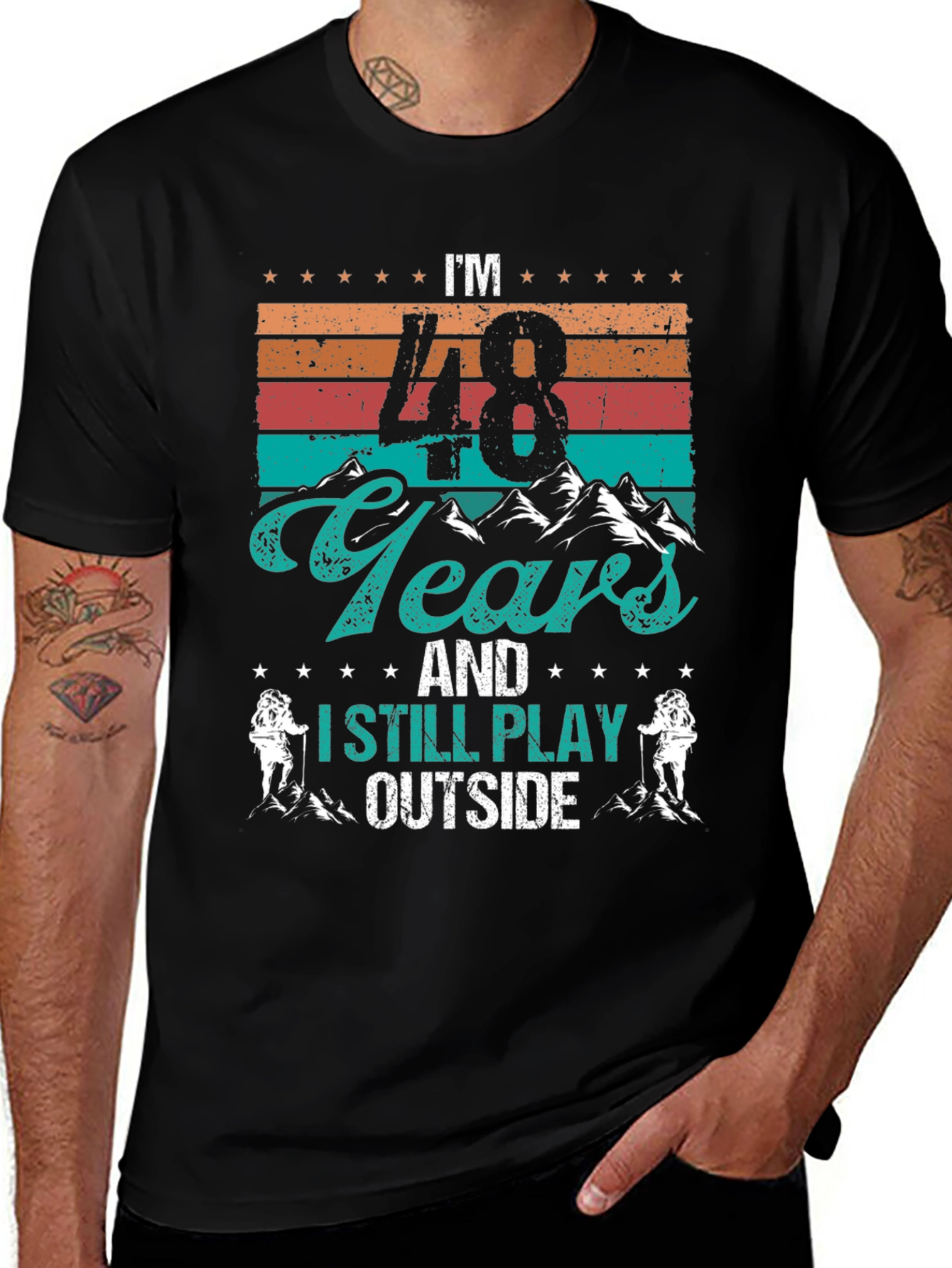 48 Years and I Still Play Outside T-Shirt