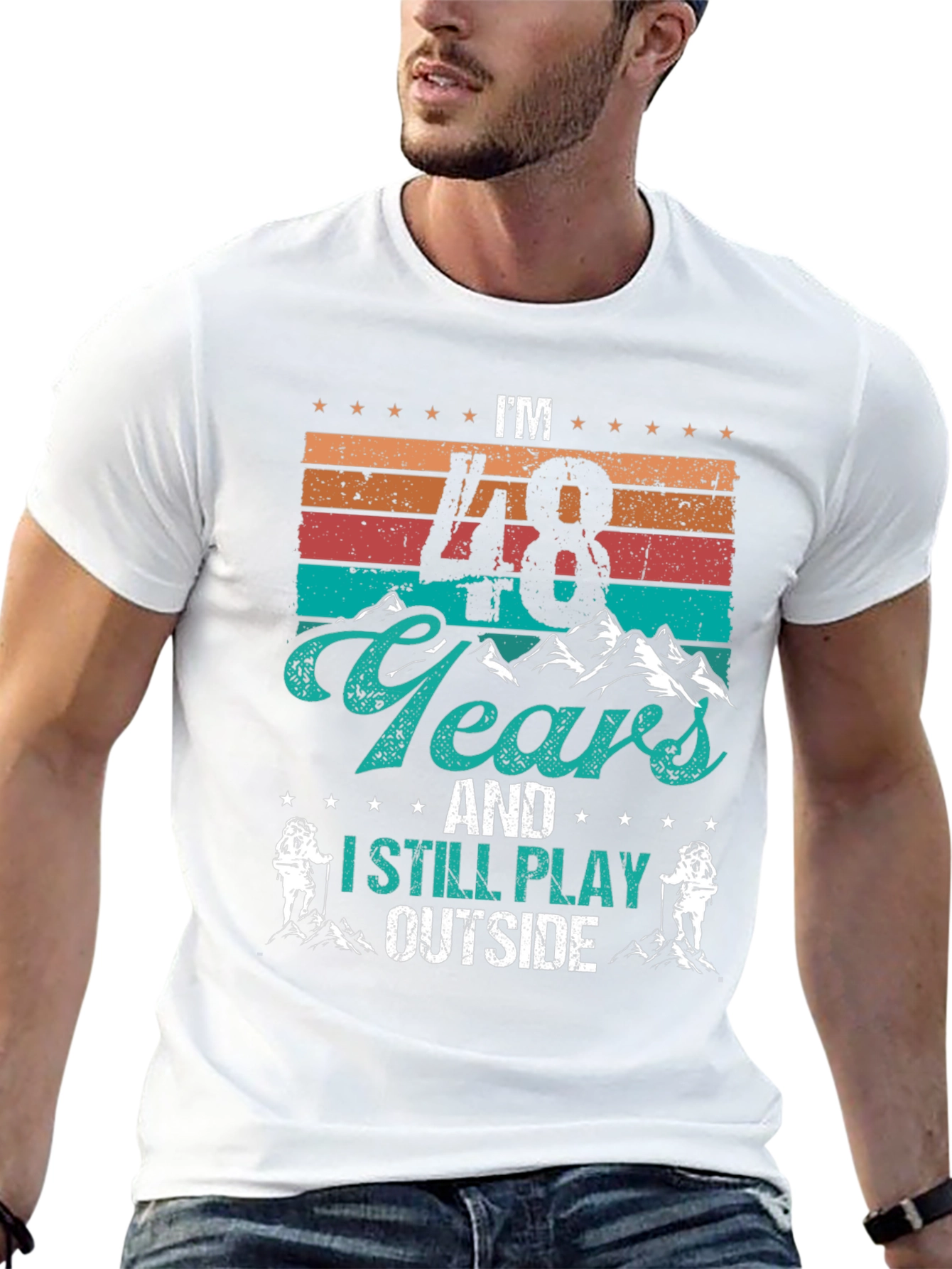 48 Years and I Still Play Outside T-Shirt