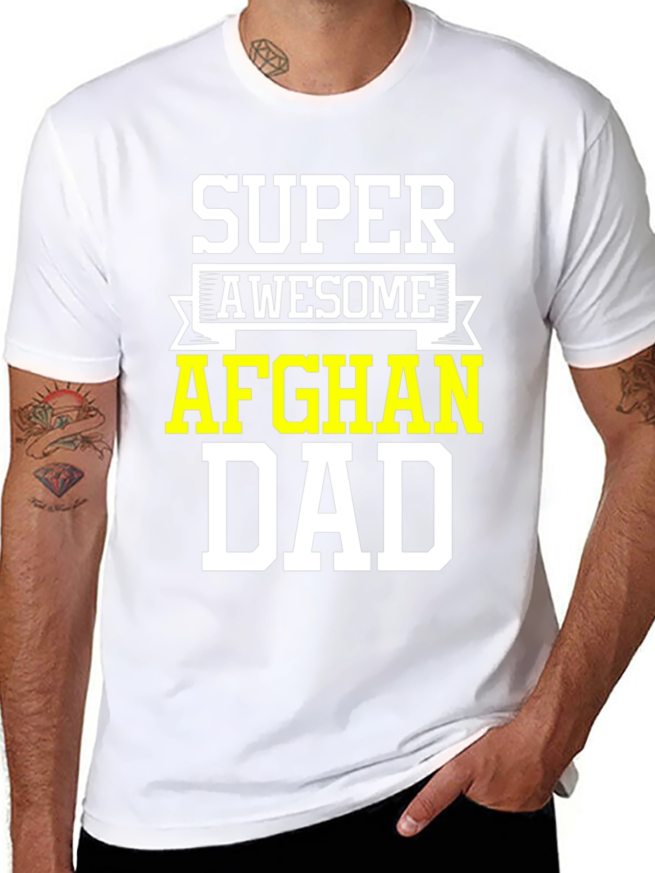 Super Awesome Afghan Dad T-Shirt