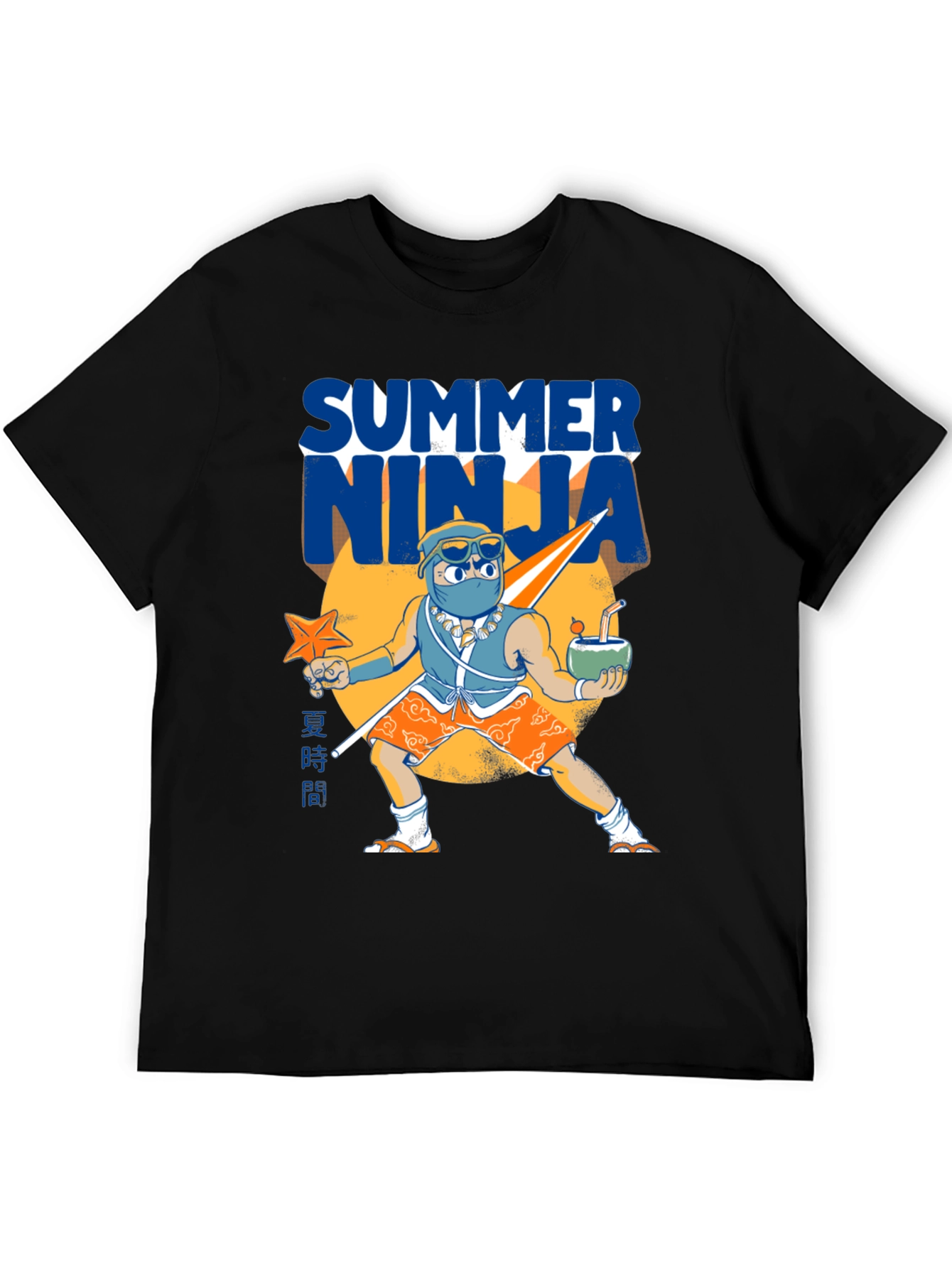 Summer Ninja Graphic T-Shirt - Unique Design!