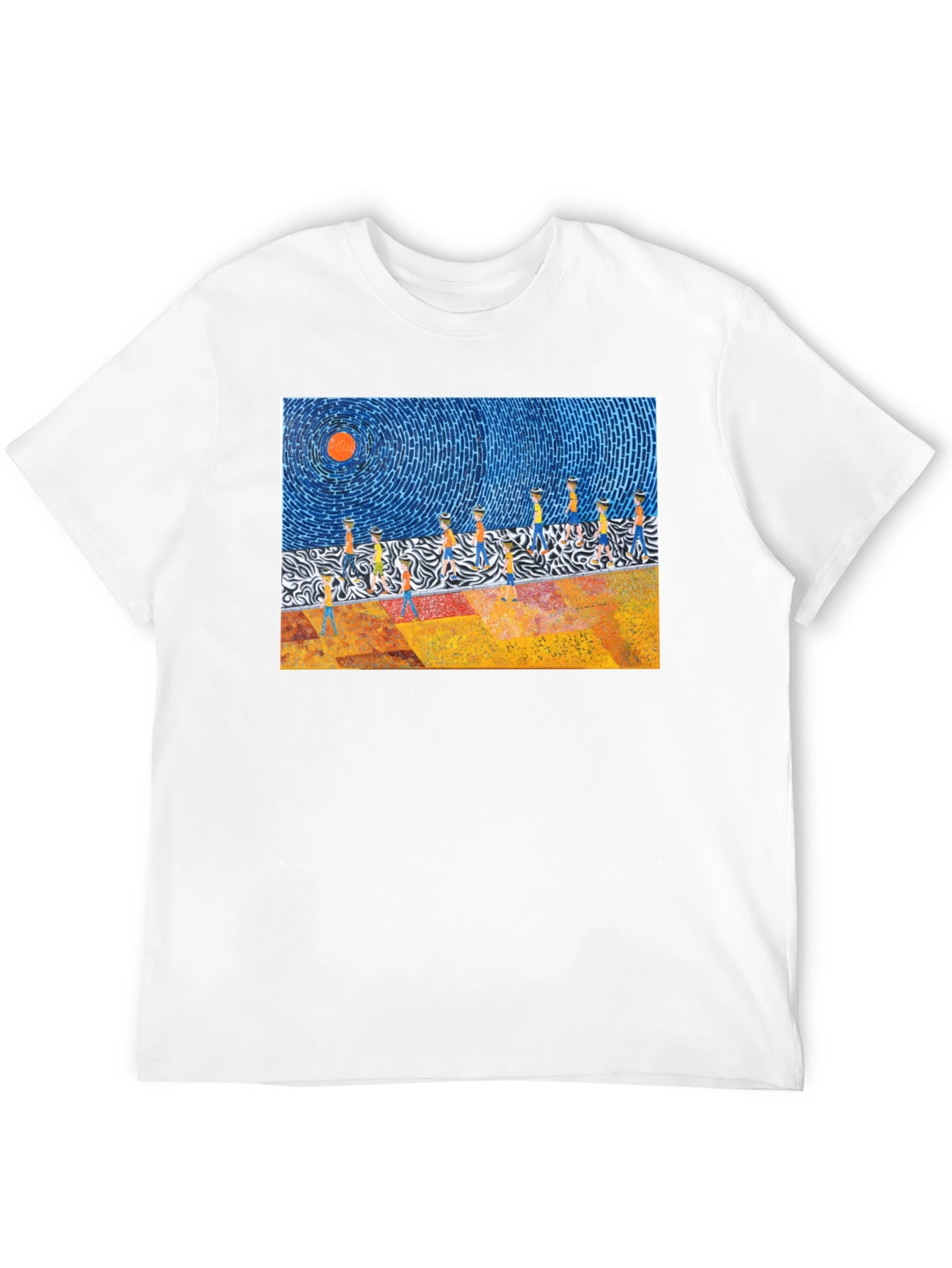 Abstract Art Graphic Tee - Modern Design