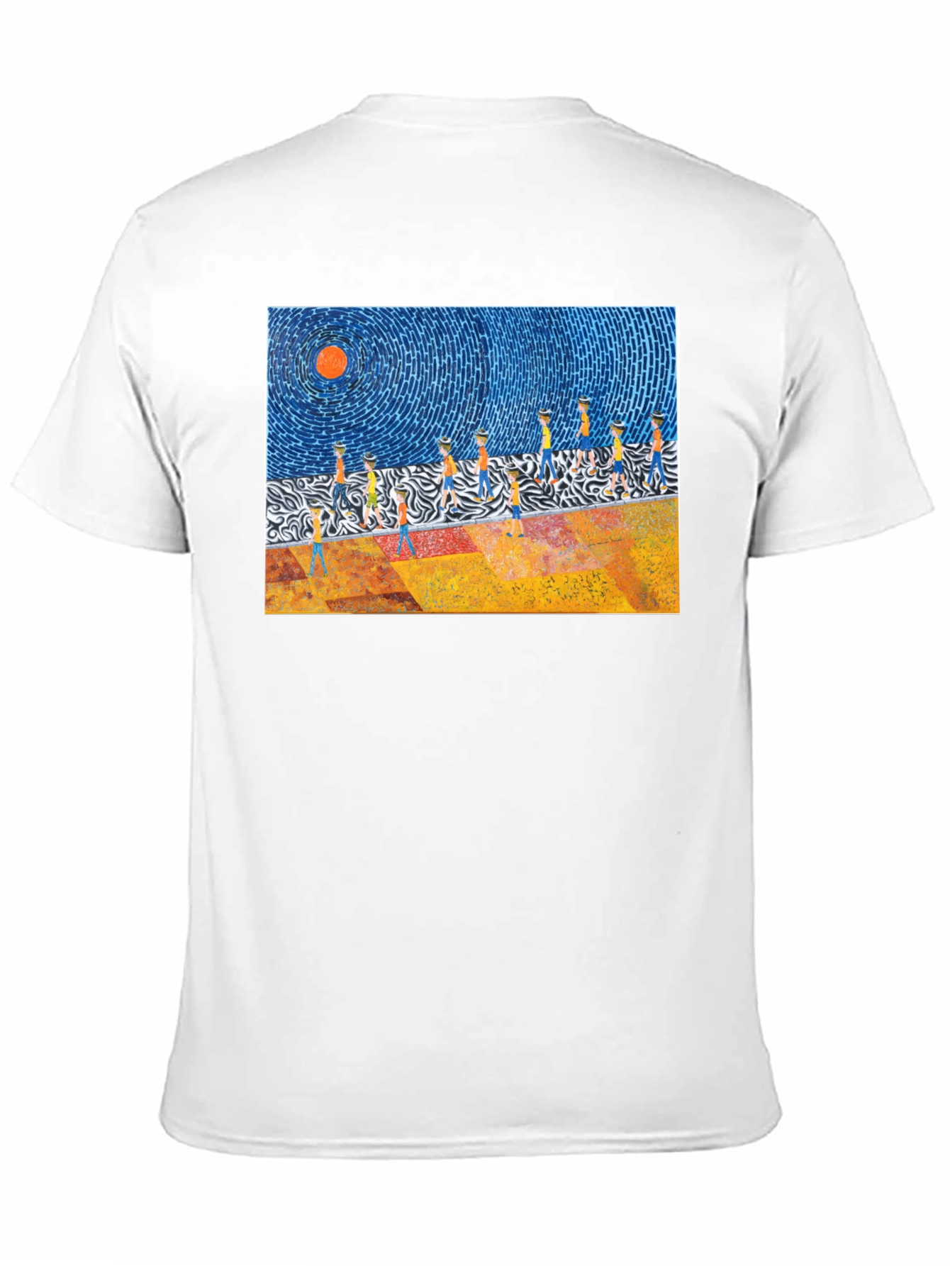 Abstract Art Graphic Tee - Modern Design