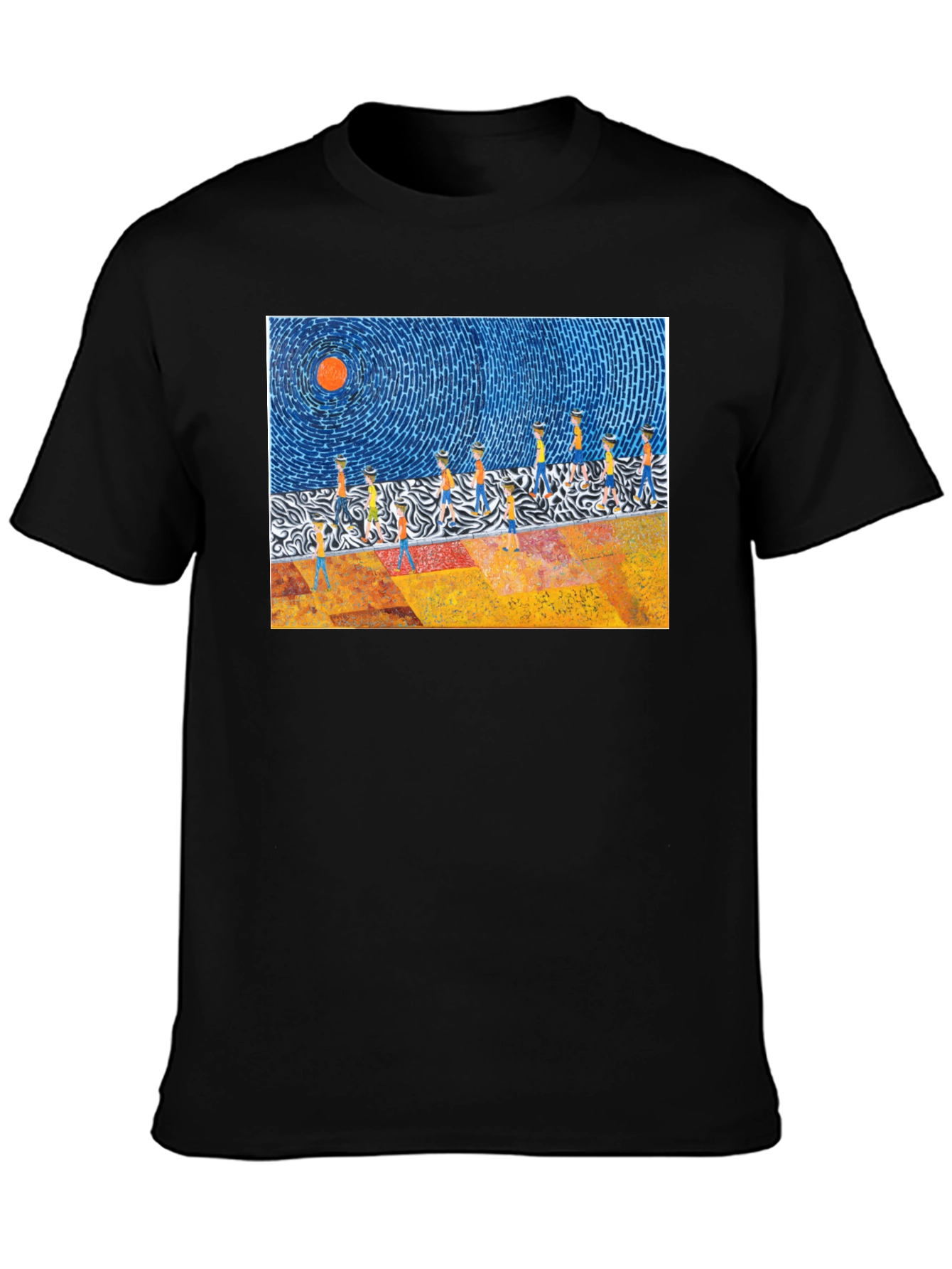 Abstract Art Graphic Tee - Modern Design