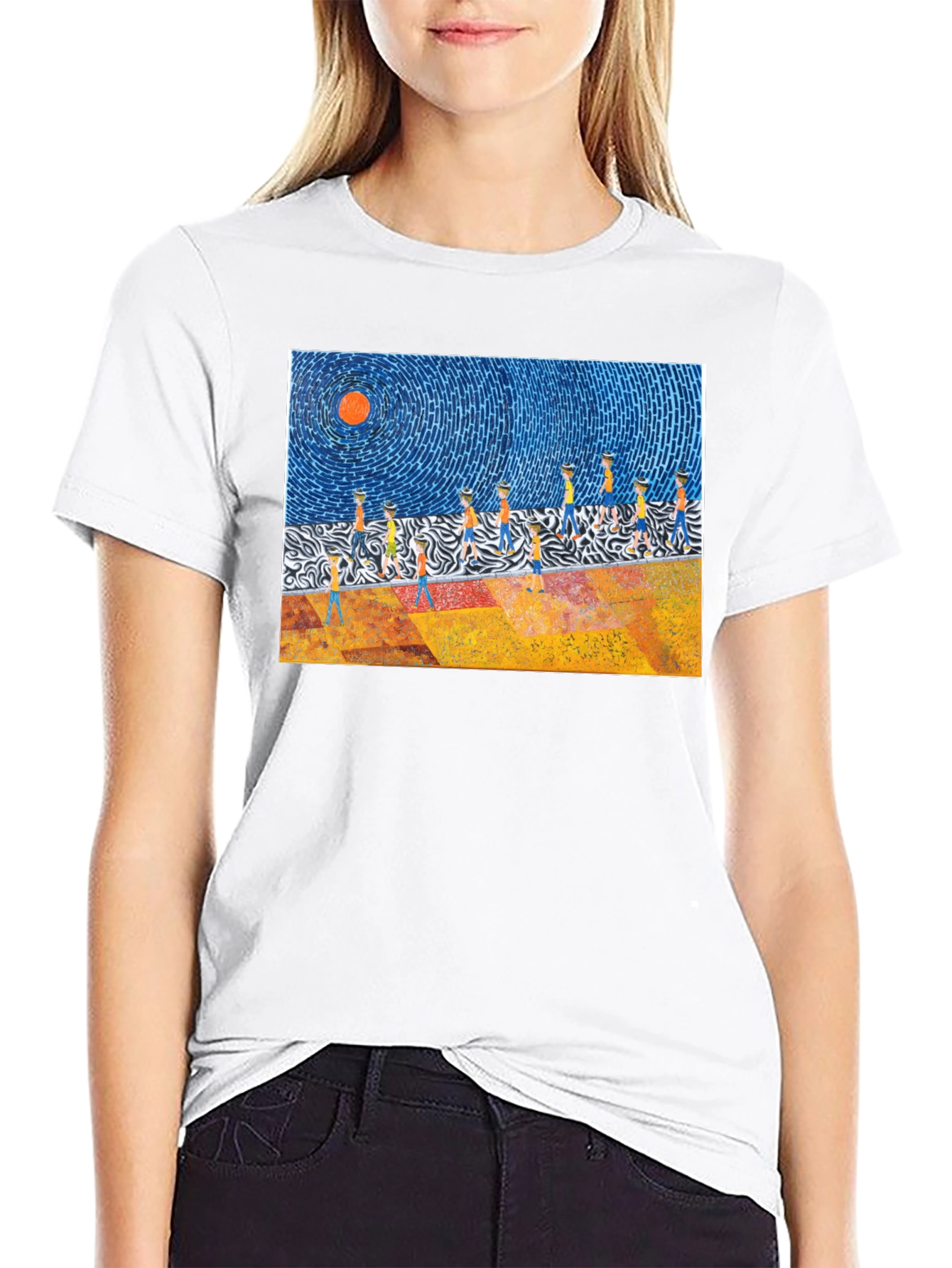 Abstract Art Graphic Tee - Modern Design