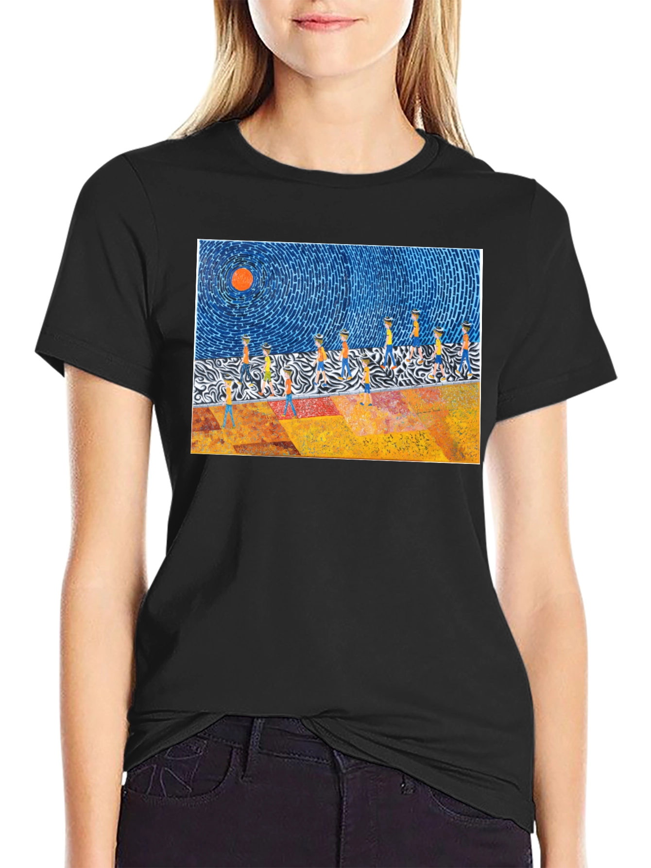 Abstract Art Graphic Tee - Modern Design