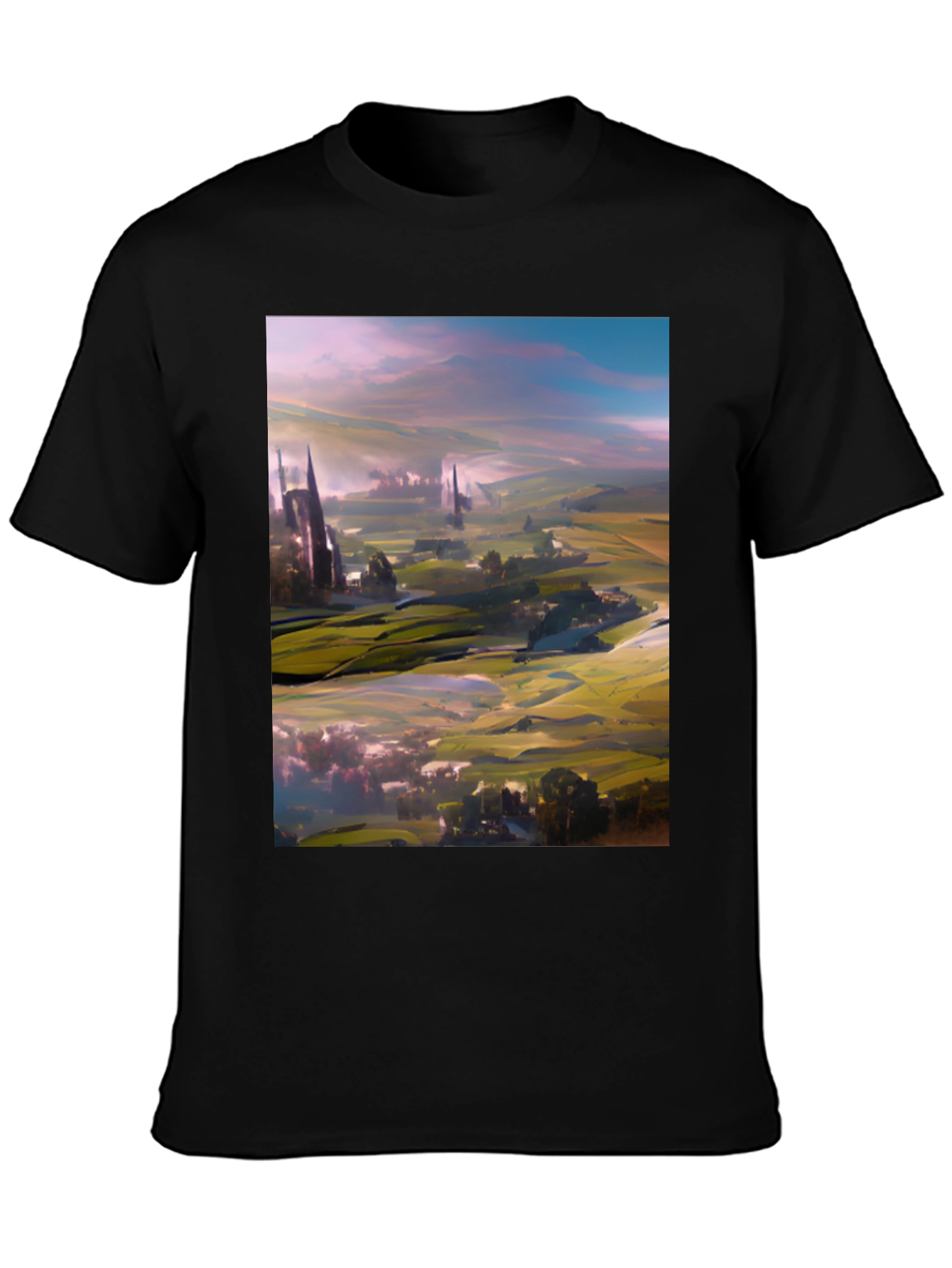 Abstract Landscape Art T-Shirt