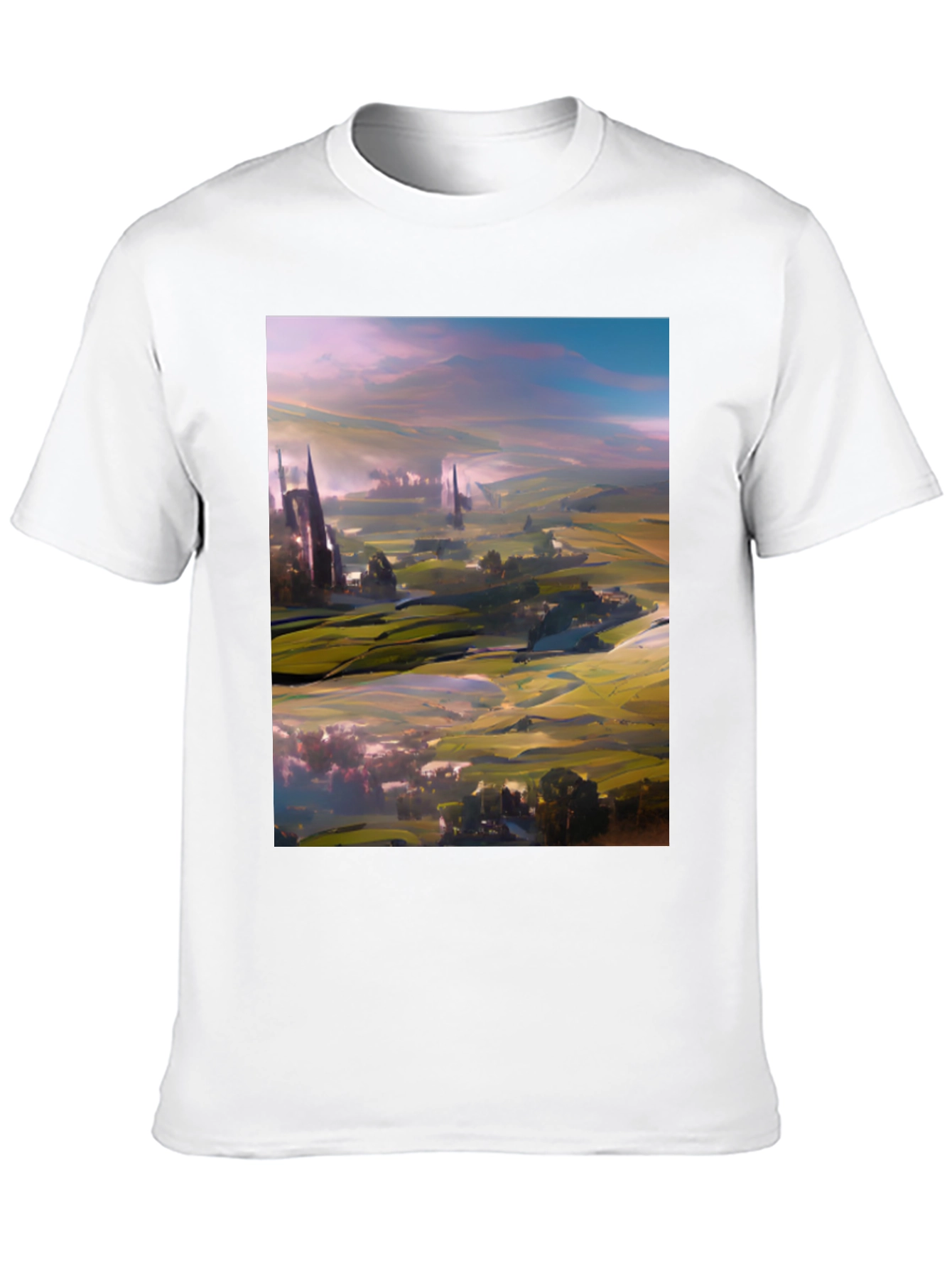 Abstract Landscape Art T-Shirt