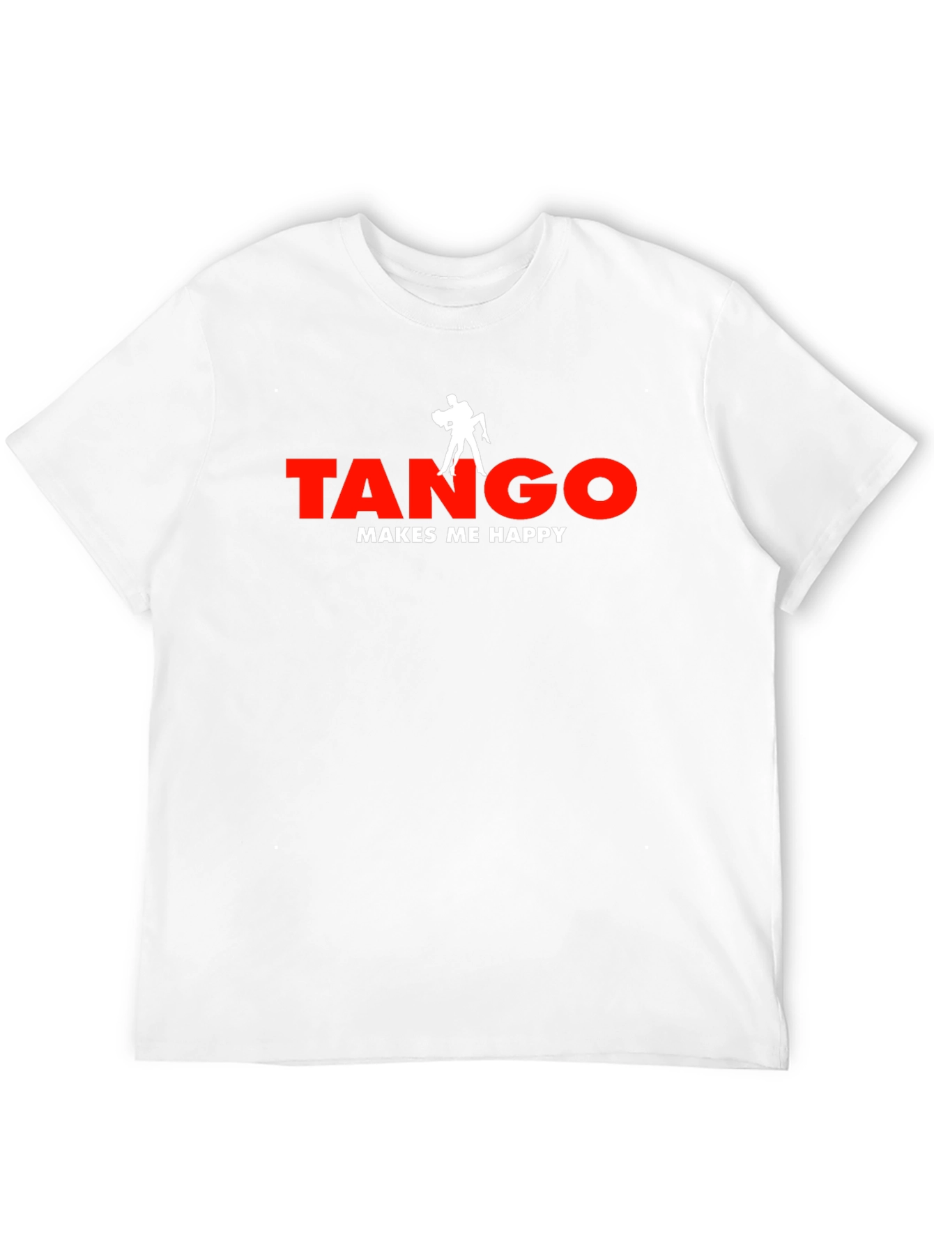 Tango Makes Me Happy Black T-Shirt