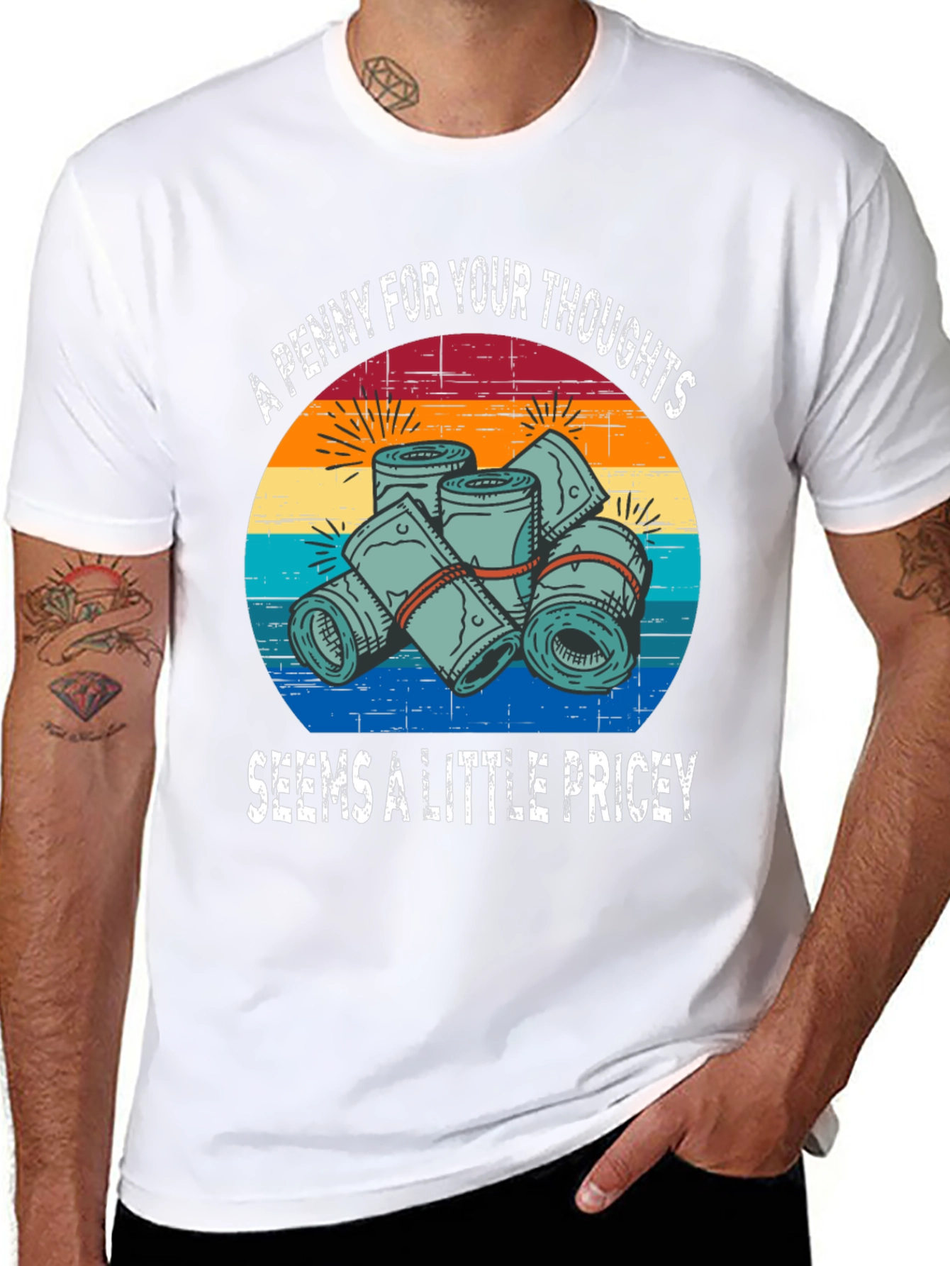 A Penny For Your Thoughts Funny T-Shirt