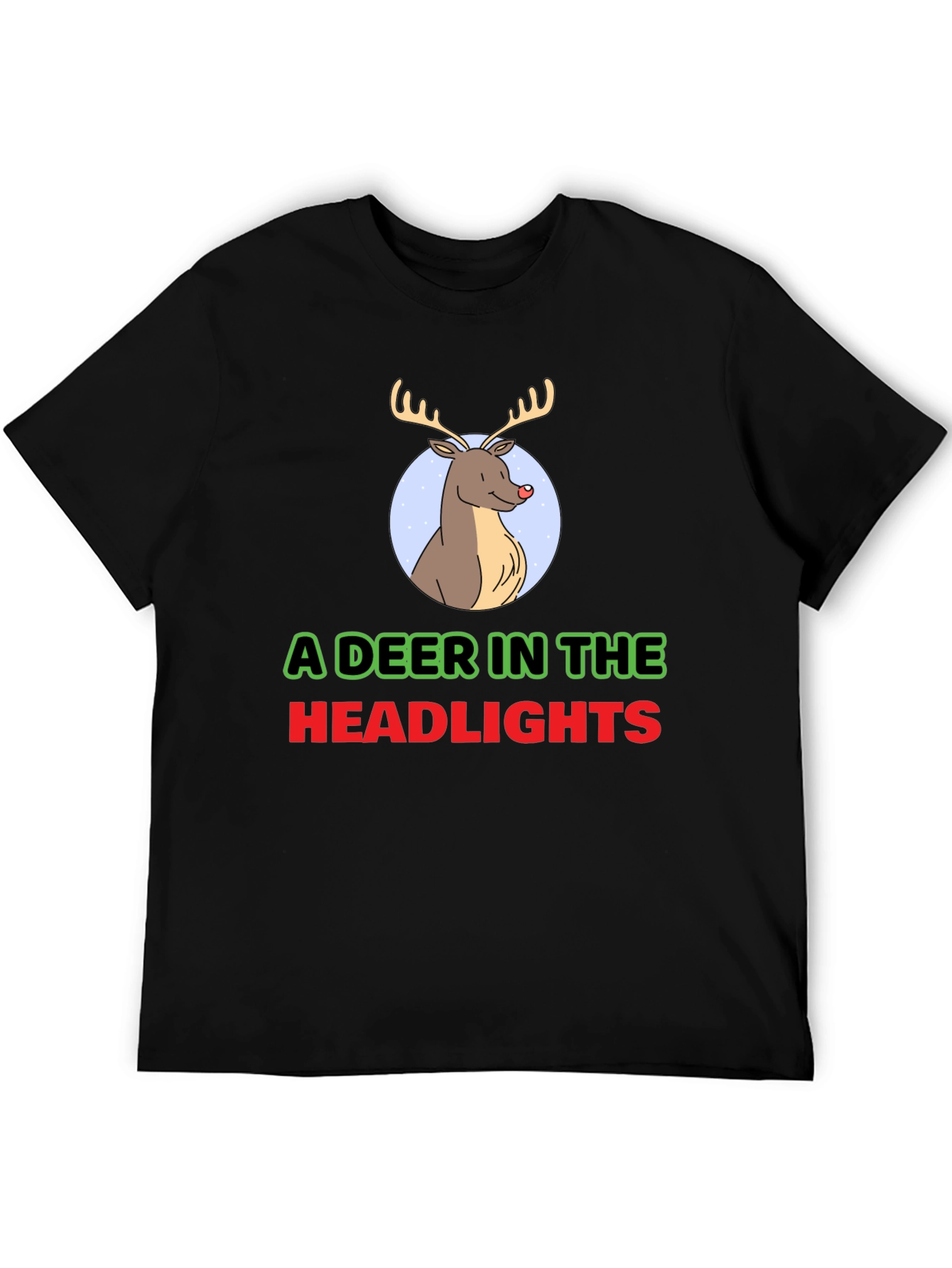 A Deer In The Headlights Graphic T-Shirt