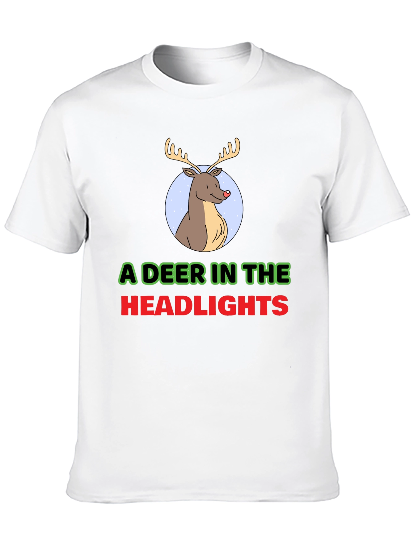 A Deer In The Headlights Graphic T-Shirt