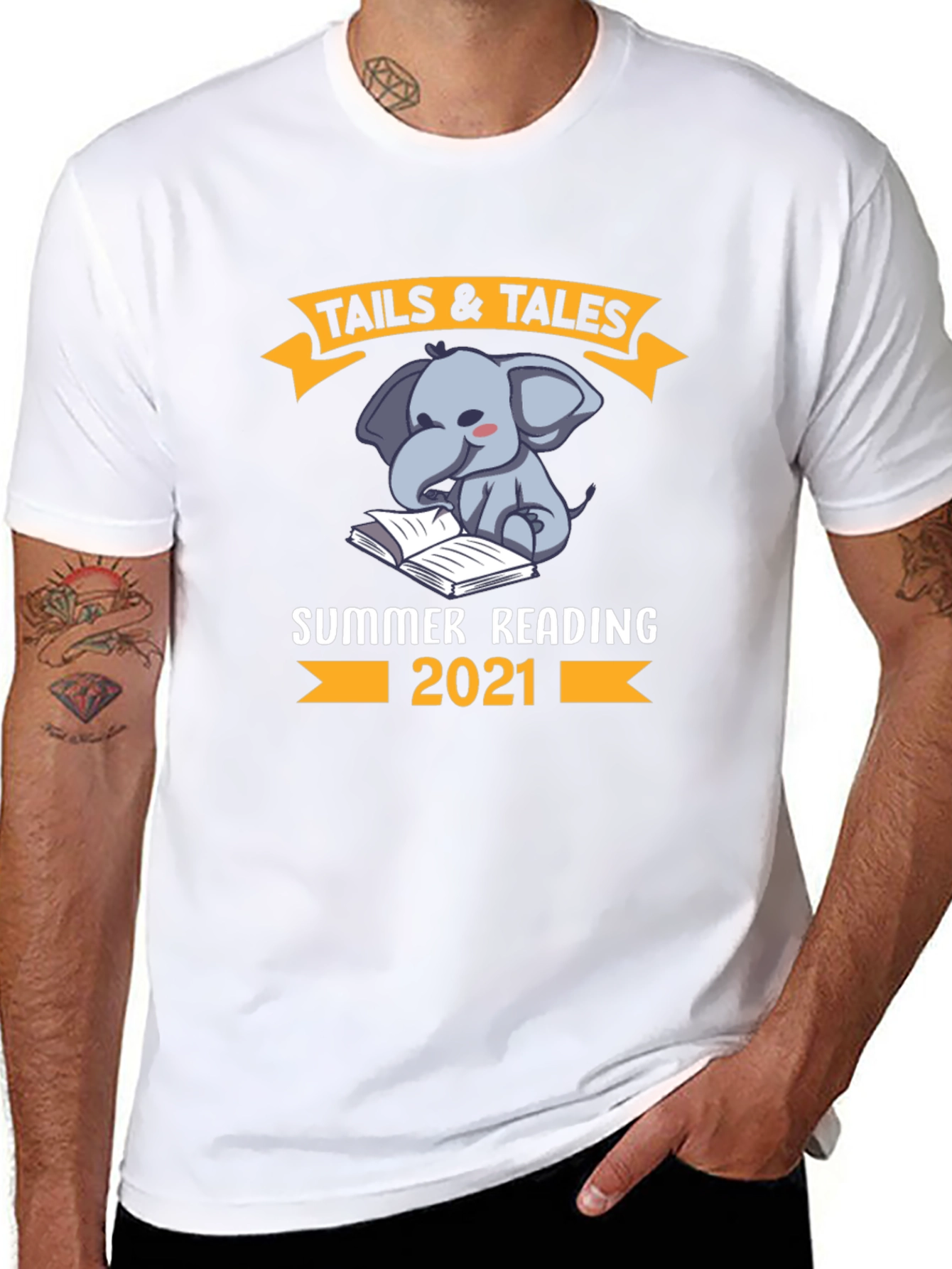 Tails & Tales Summer Reading 2021 T-Shirt