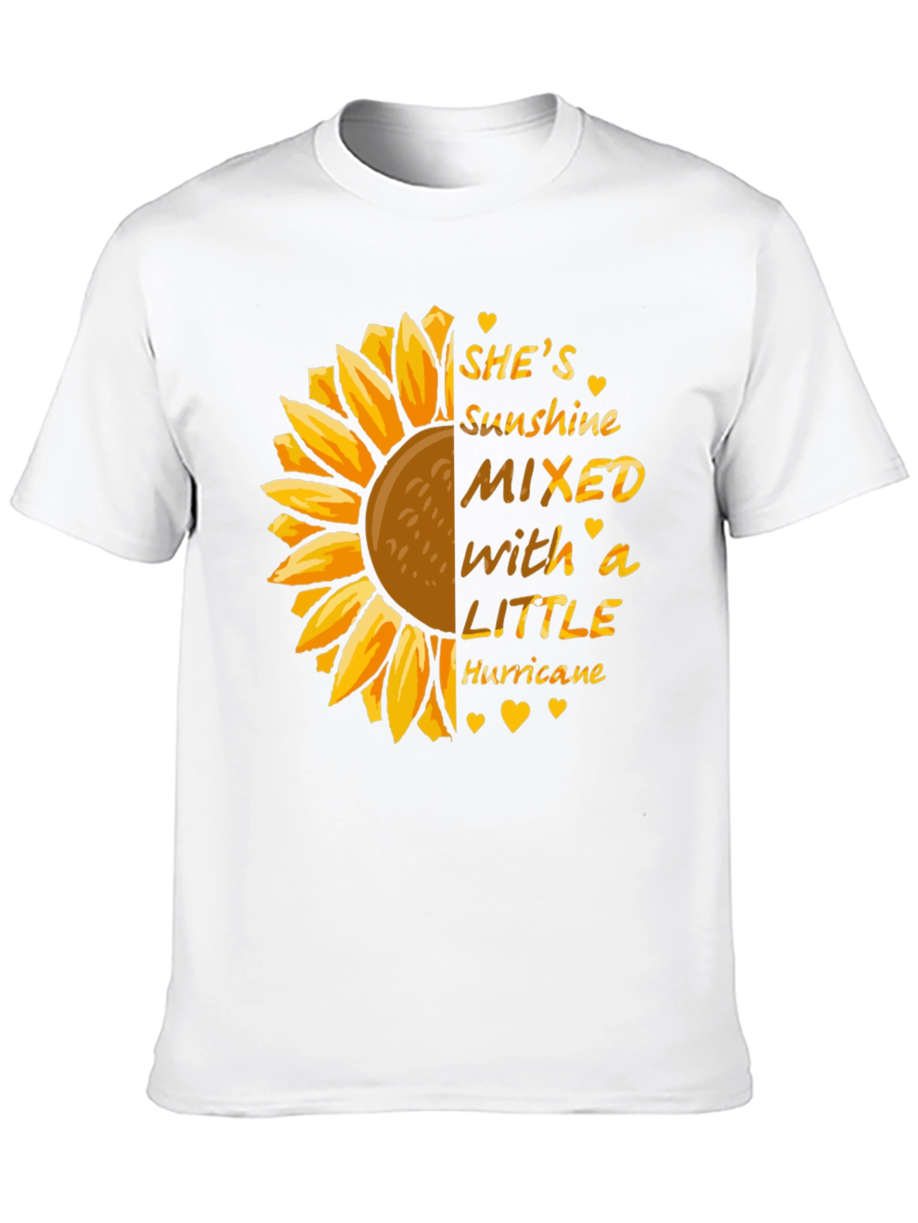 Sunshine Hurricane Sunflower Graphic Tee