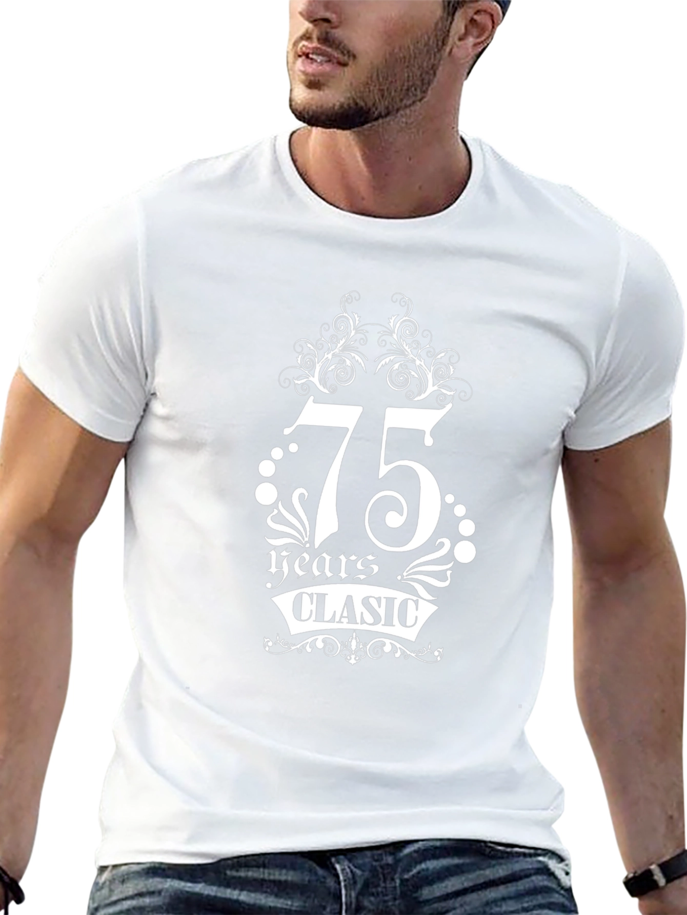 75 Years Classic Black T-Shirt
