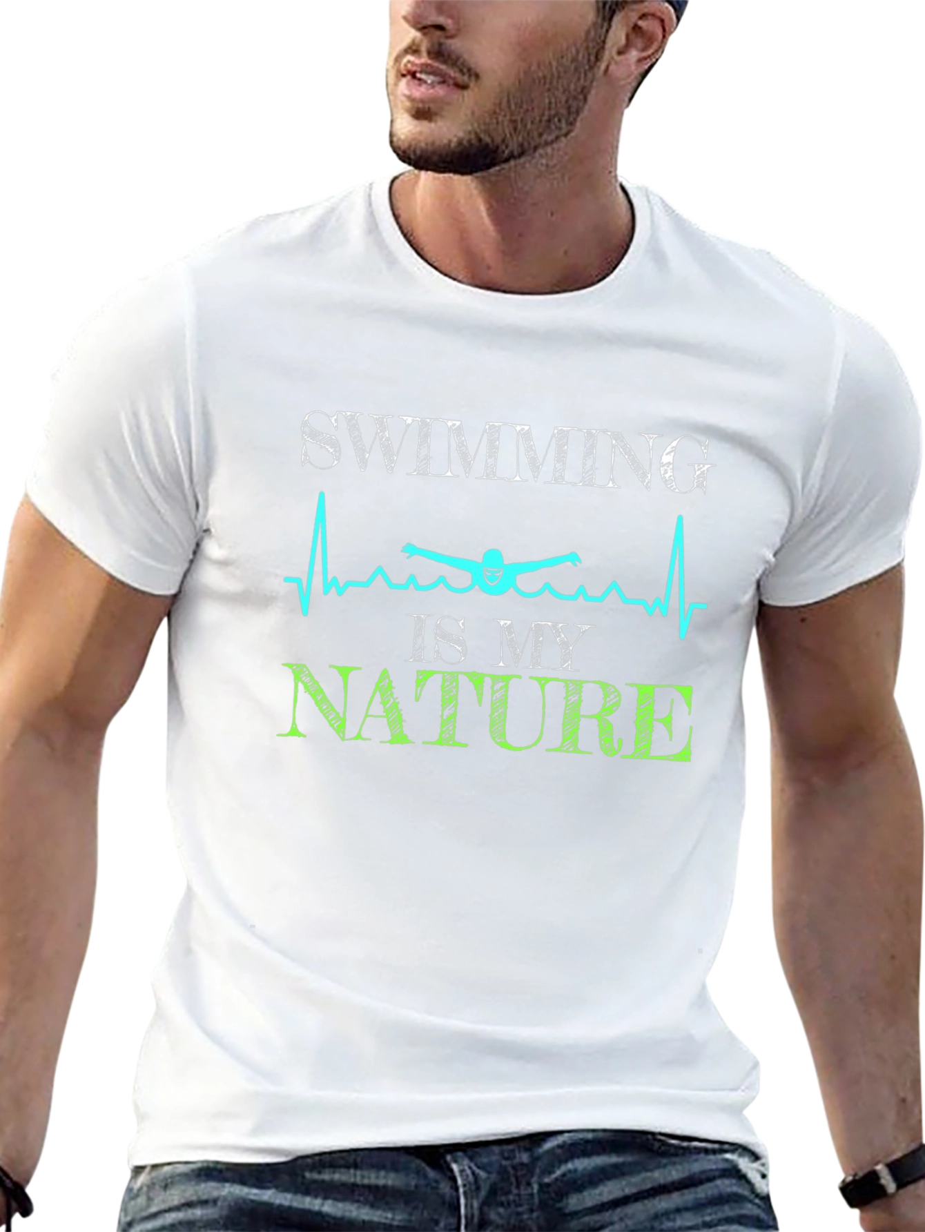 Swimming is My Nature T-Shirt - Unique Design