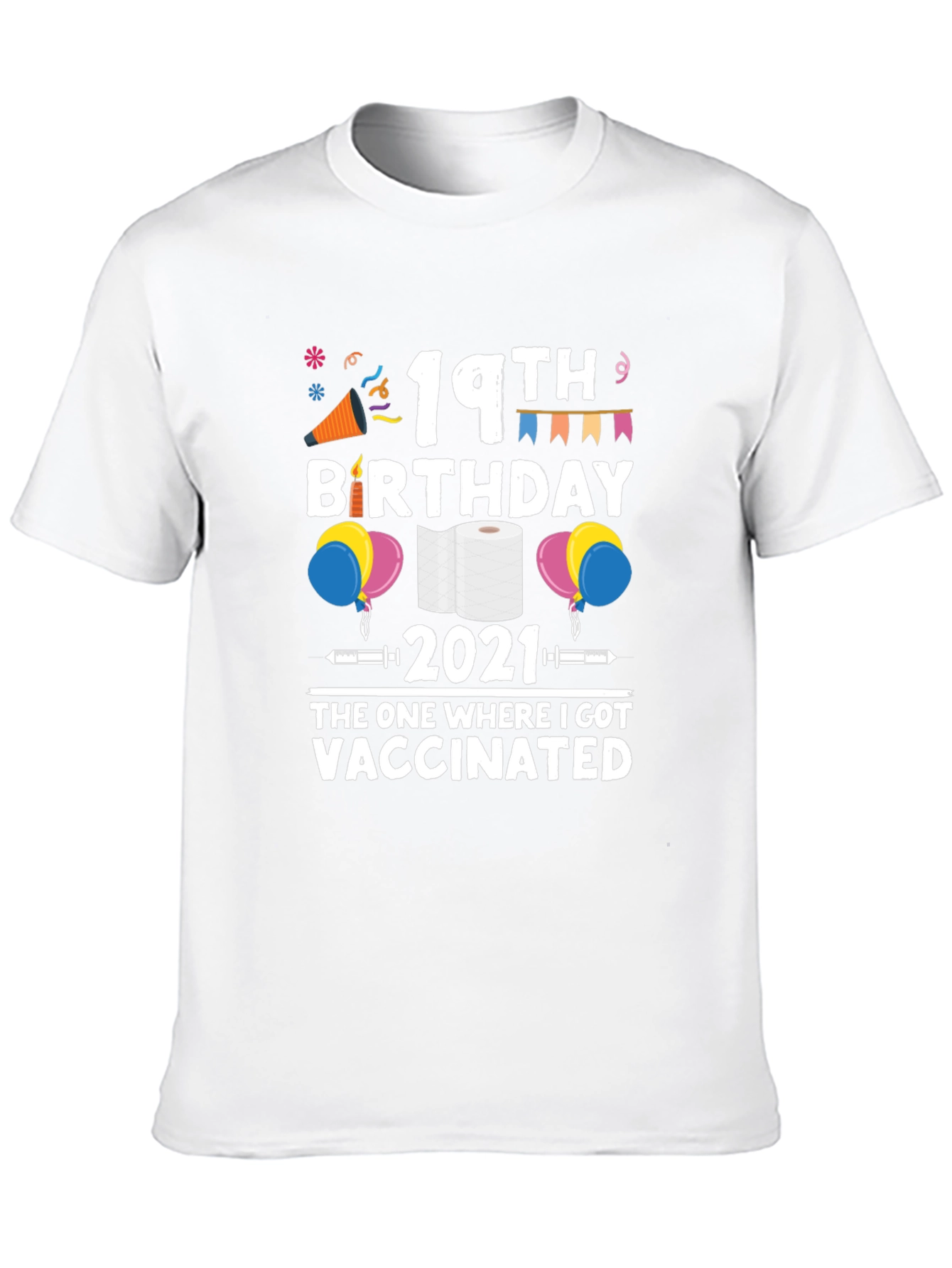 19th Birthday Vaccinated 2021 T-Shirt