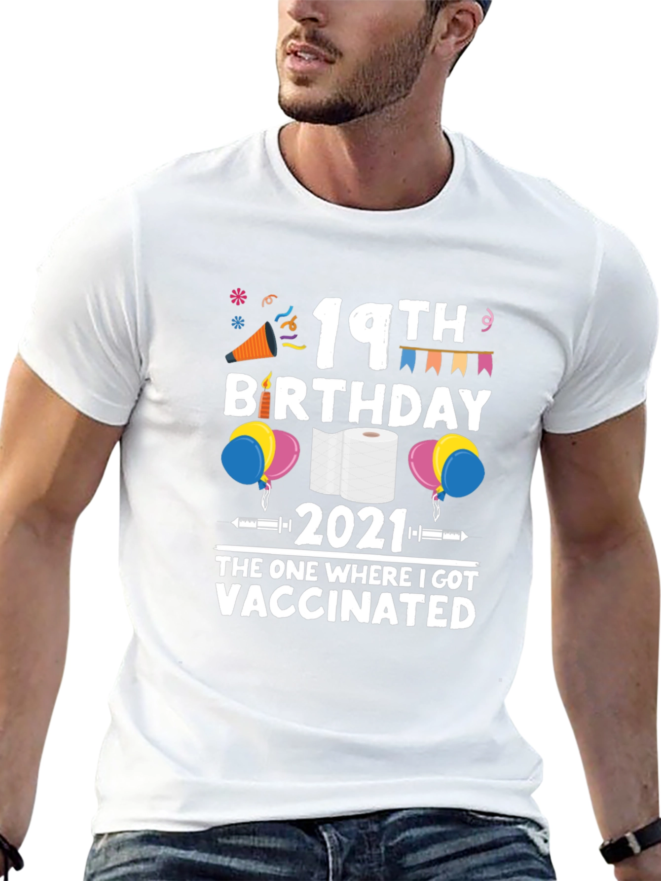 19th Birthday Vaccinated 2021 T-Shirt