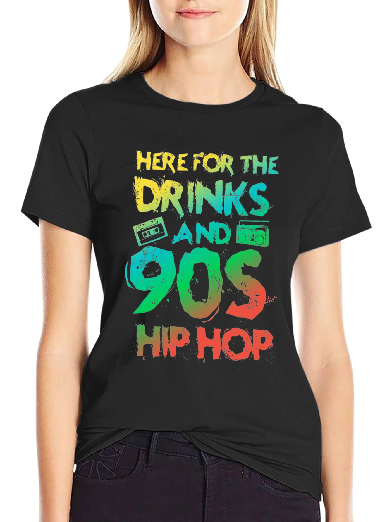 90s Hip Hop Drinks Graphic Tee