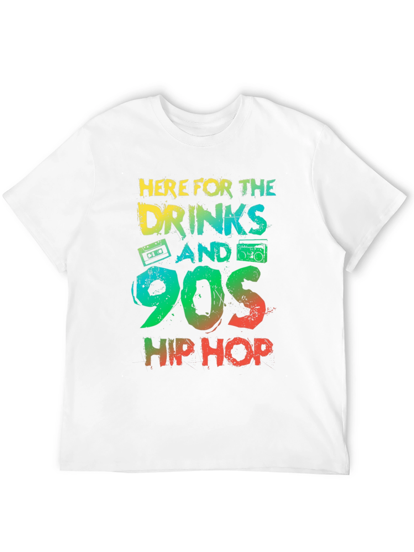 90s Hip Hop Drinks Graphic Tee