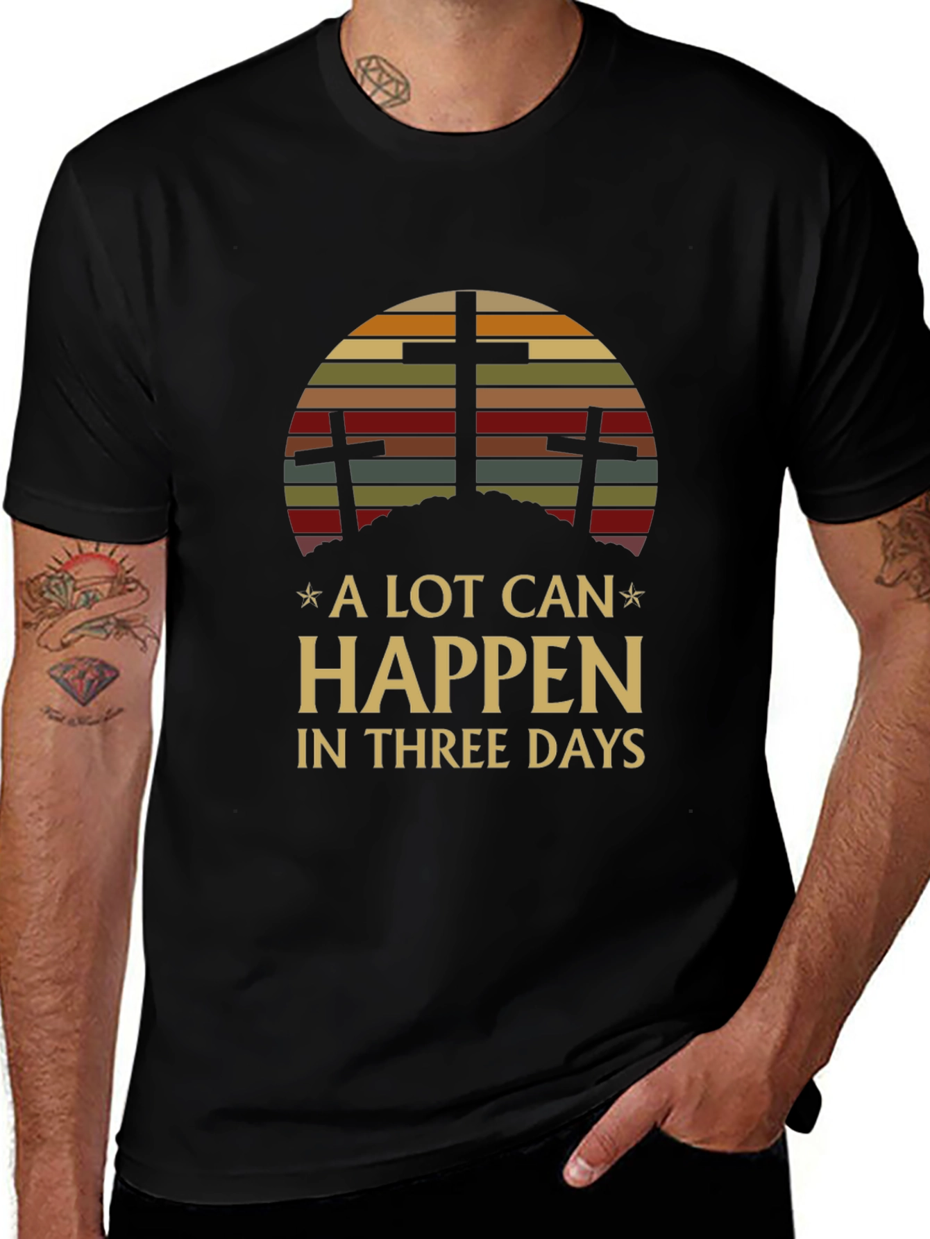 A Lot Can Happen In Three Days Graphic Tee