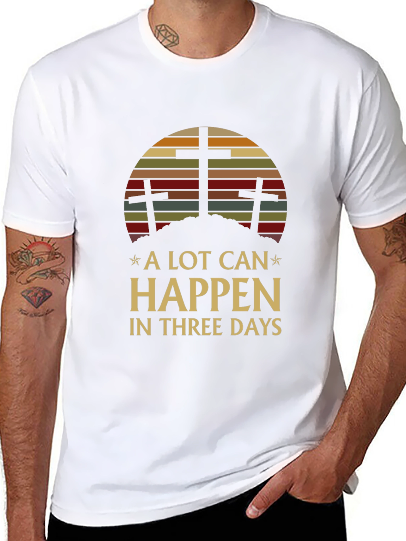 A Lot Can Happen In Three Days Graphic Tee