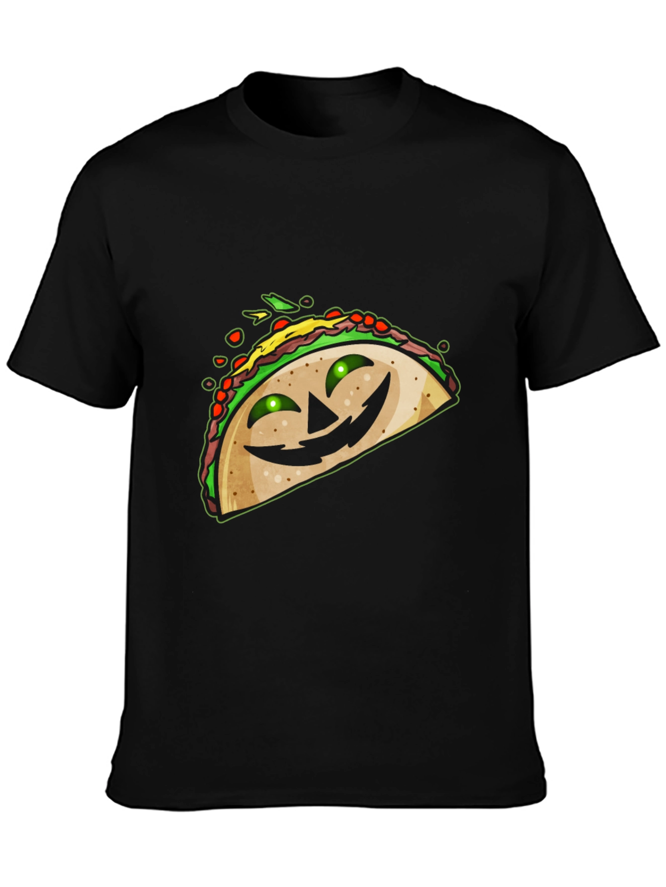 Taco Jack-o-Lantern Funny Halloween T-Shirt