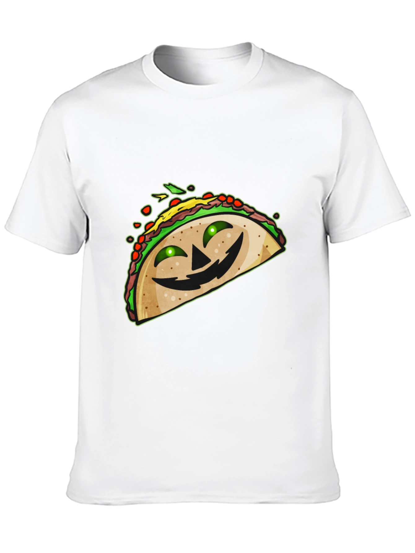 Taco Jack-o-Lantern Funny Halloween T-Shirt