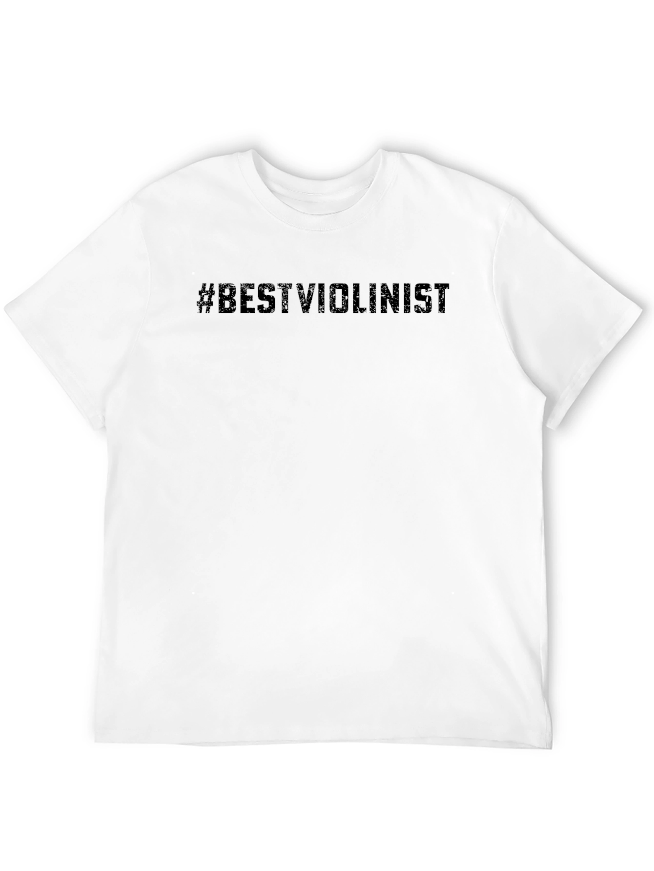 #BestViolinist Black T-Shirt - Music Lover Tee