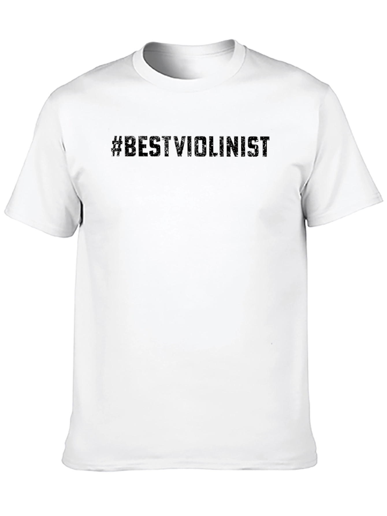 #BestViolinist Black T-Shirt - Music Lover Tee