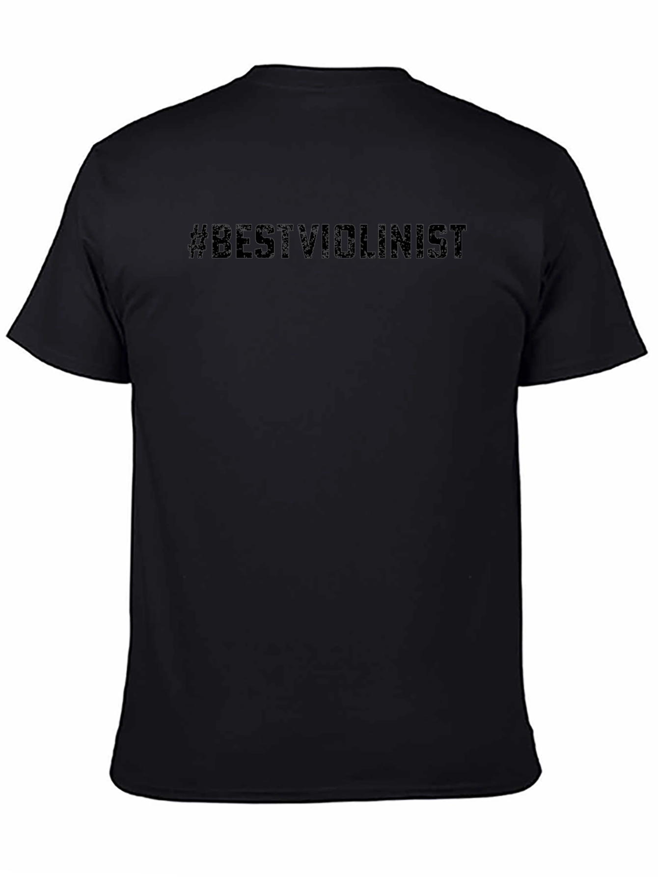 #BestViolinist Black T-Shirt - Music Lover Tee