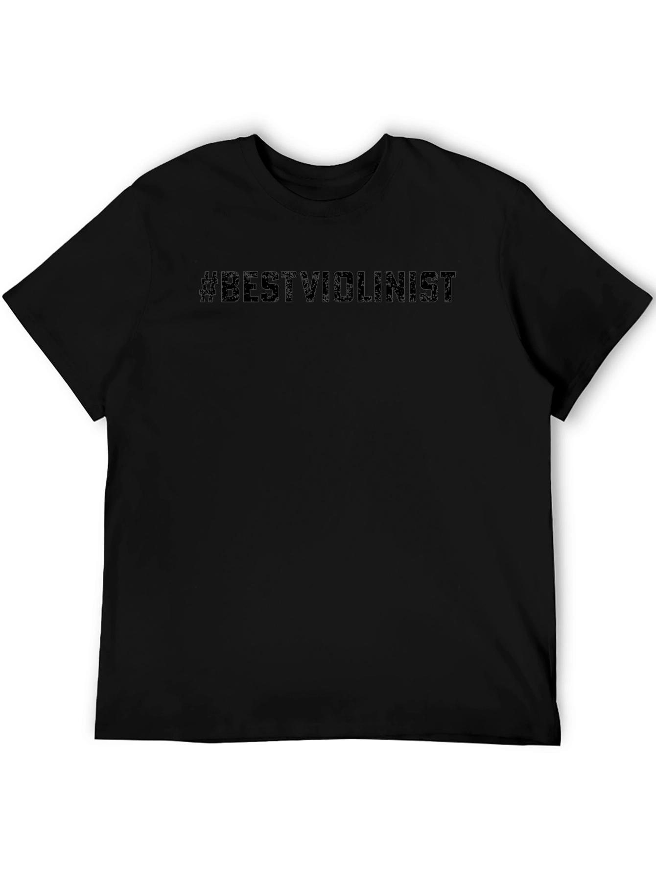 #BestViolinist Black T-Shirt - Music Lover Tee