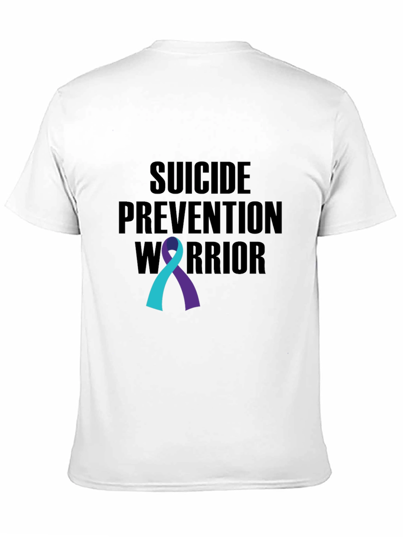 Suicide Prevention Warrior Ribbon Graphic Tee