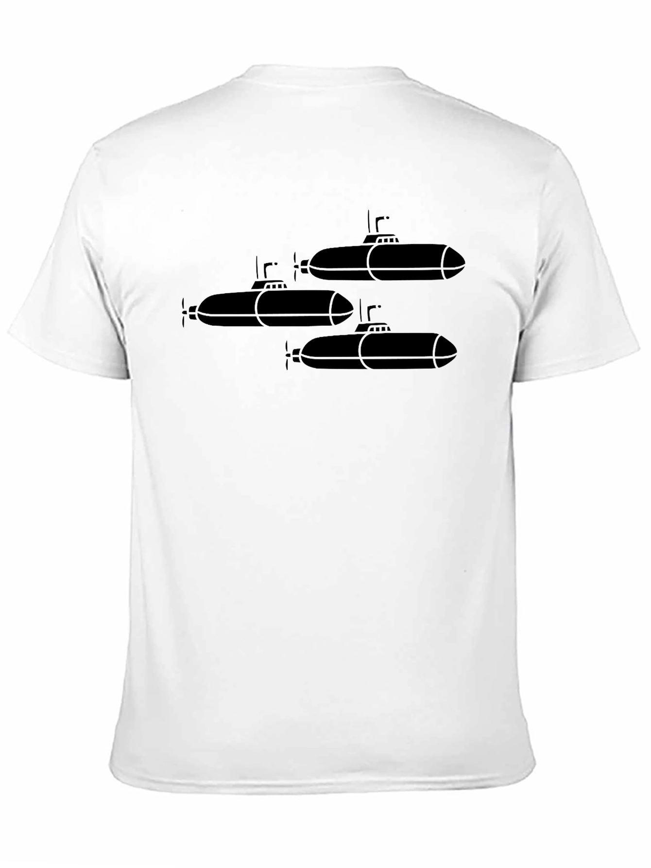 Submarine Graphic Tee - Black Cotton T-Shirt