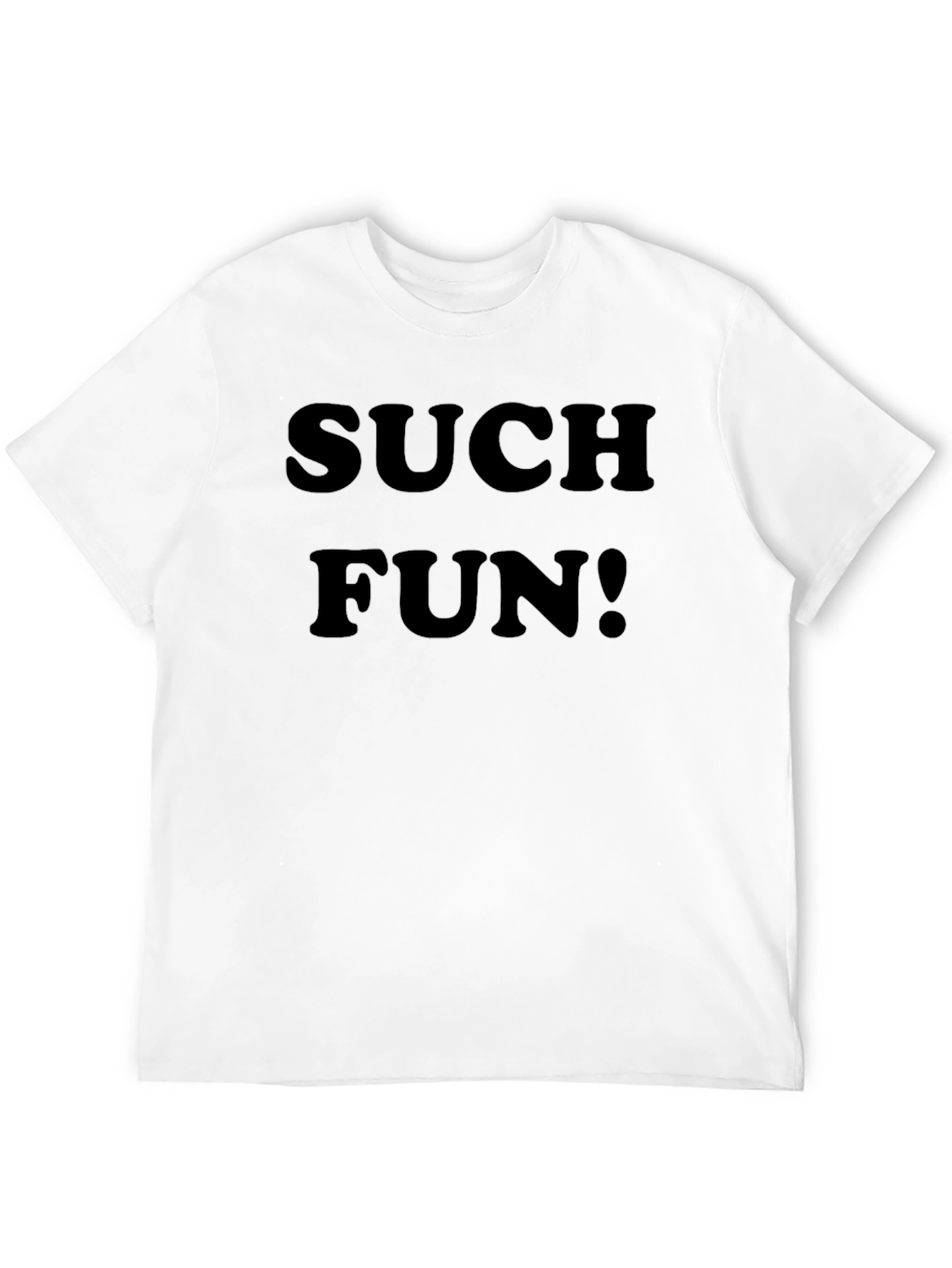 Such Fun! Black Graphic T-Shirt
