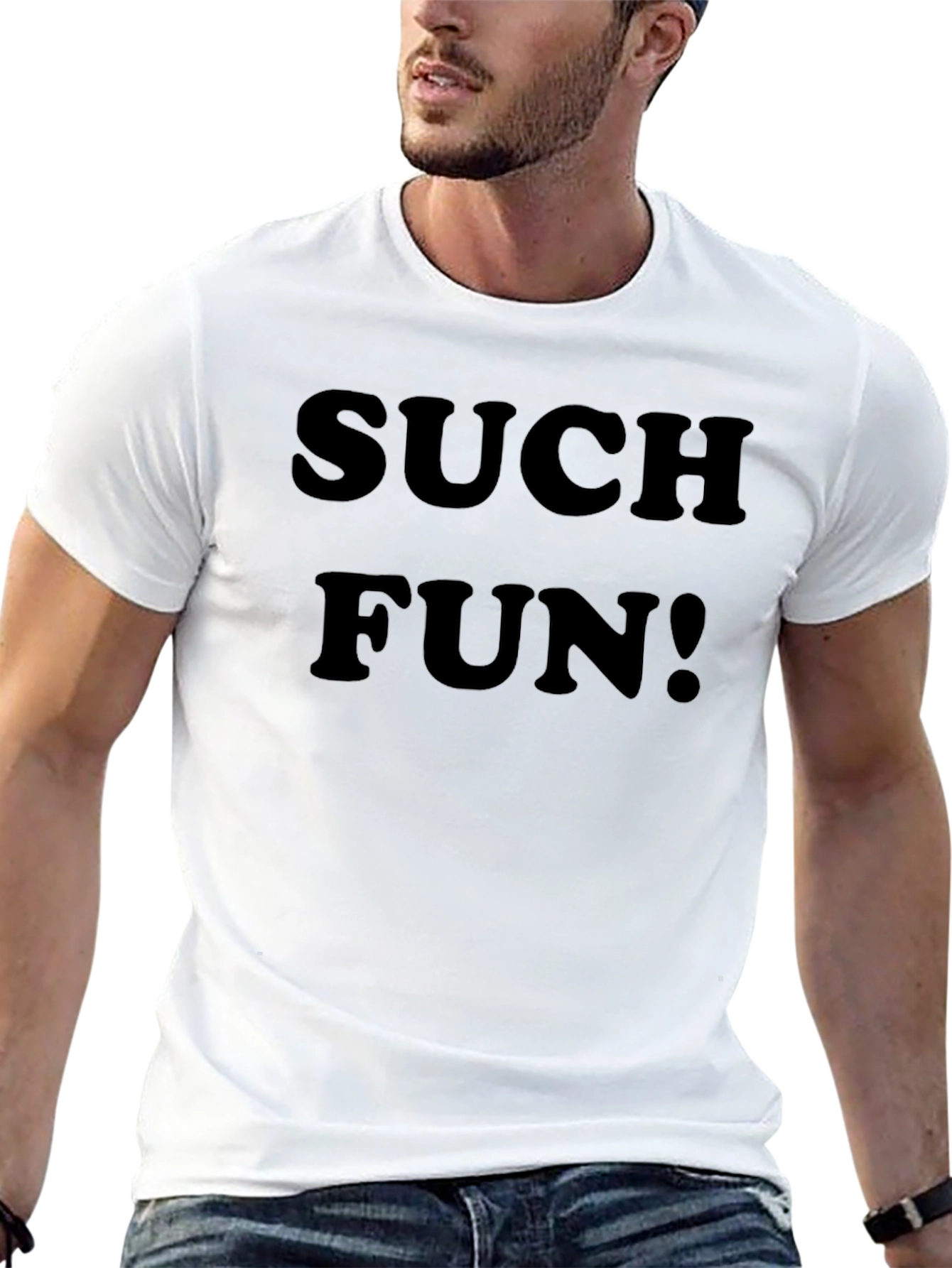 Such Fun! Black Graphic T-Shirt