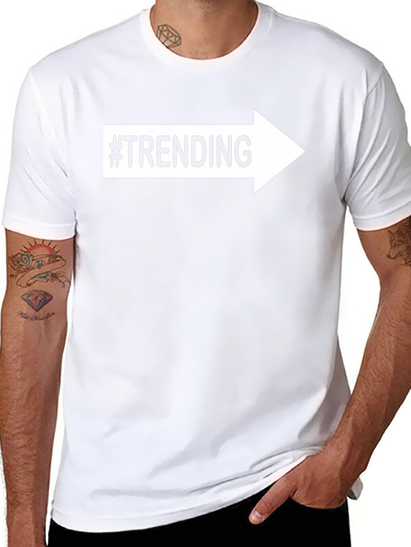 #Trending Arrow Graphic Tee - Unisex Style