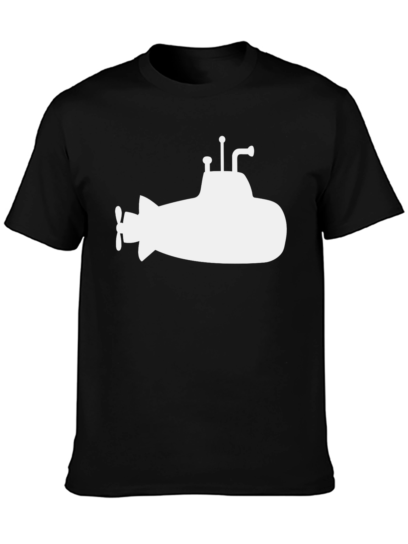 Submarine Graphic Tee - Classic Black Cotton T-Shirt