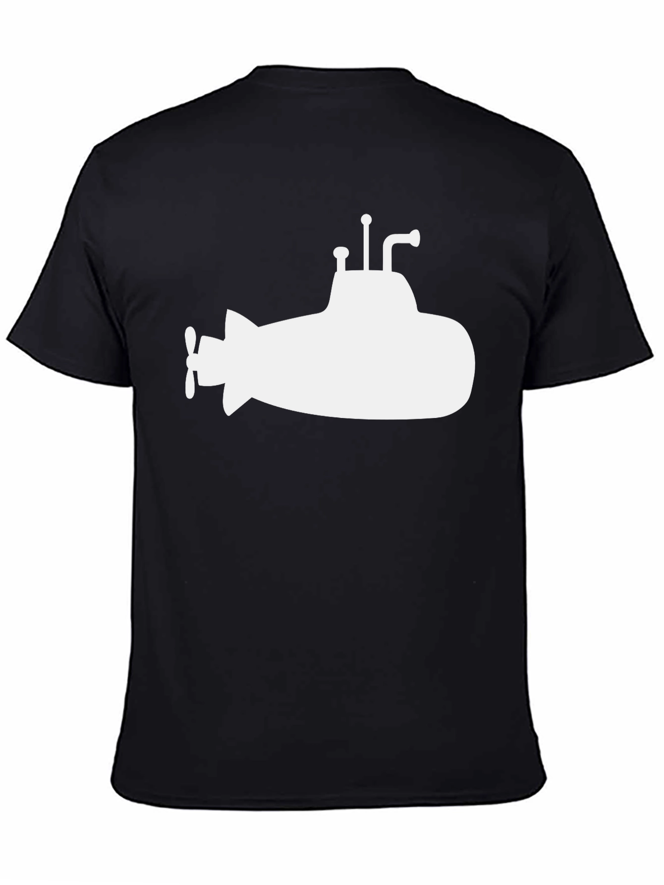 Submarine Graphic Tee - Classic Black Cotton T-Shirt