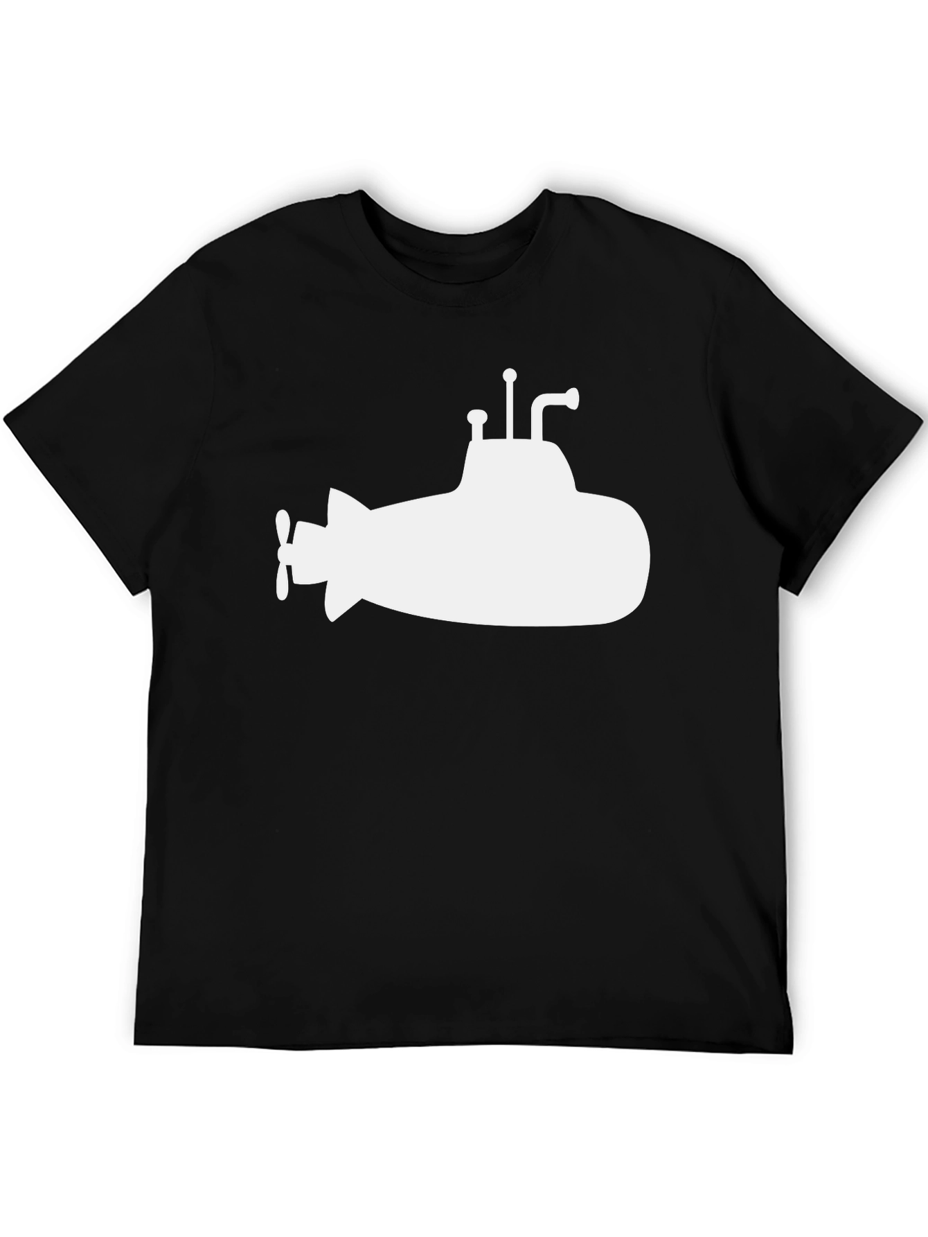 Submarine Graphic Tee - Classic Black Cotton T-Shirt