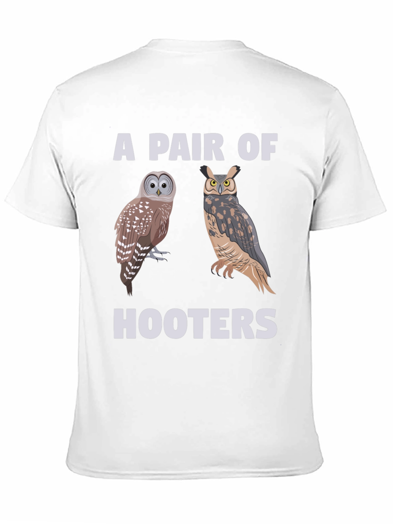 A Pair of Hooters Owls Graphic T-Shirt