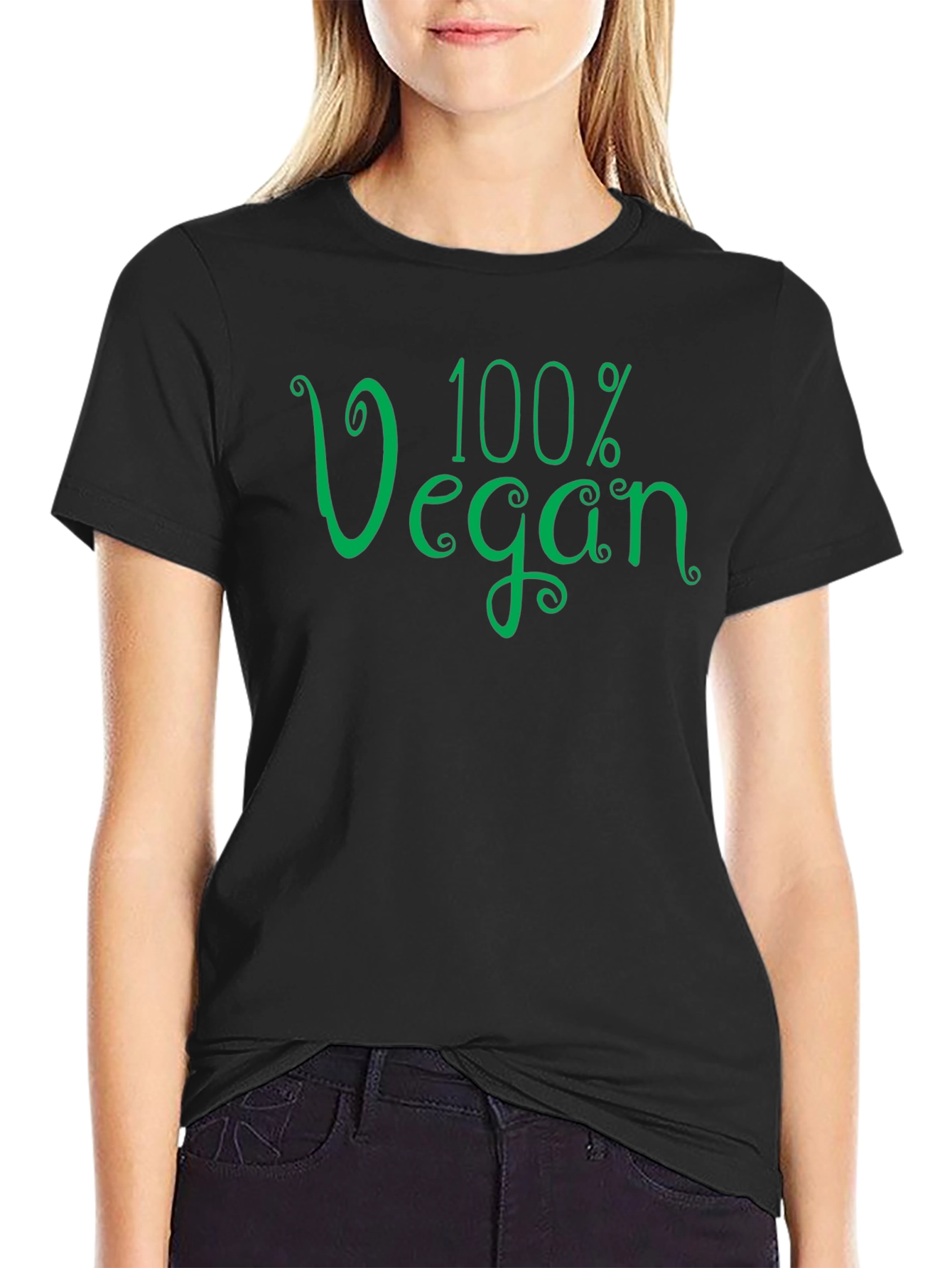 100% Vegan Graphic Tee - Soft & Stylish