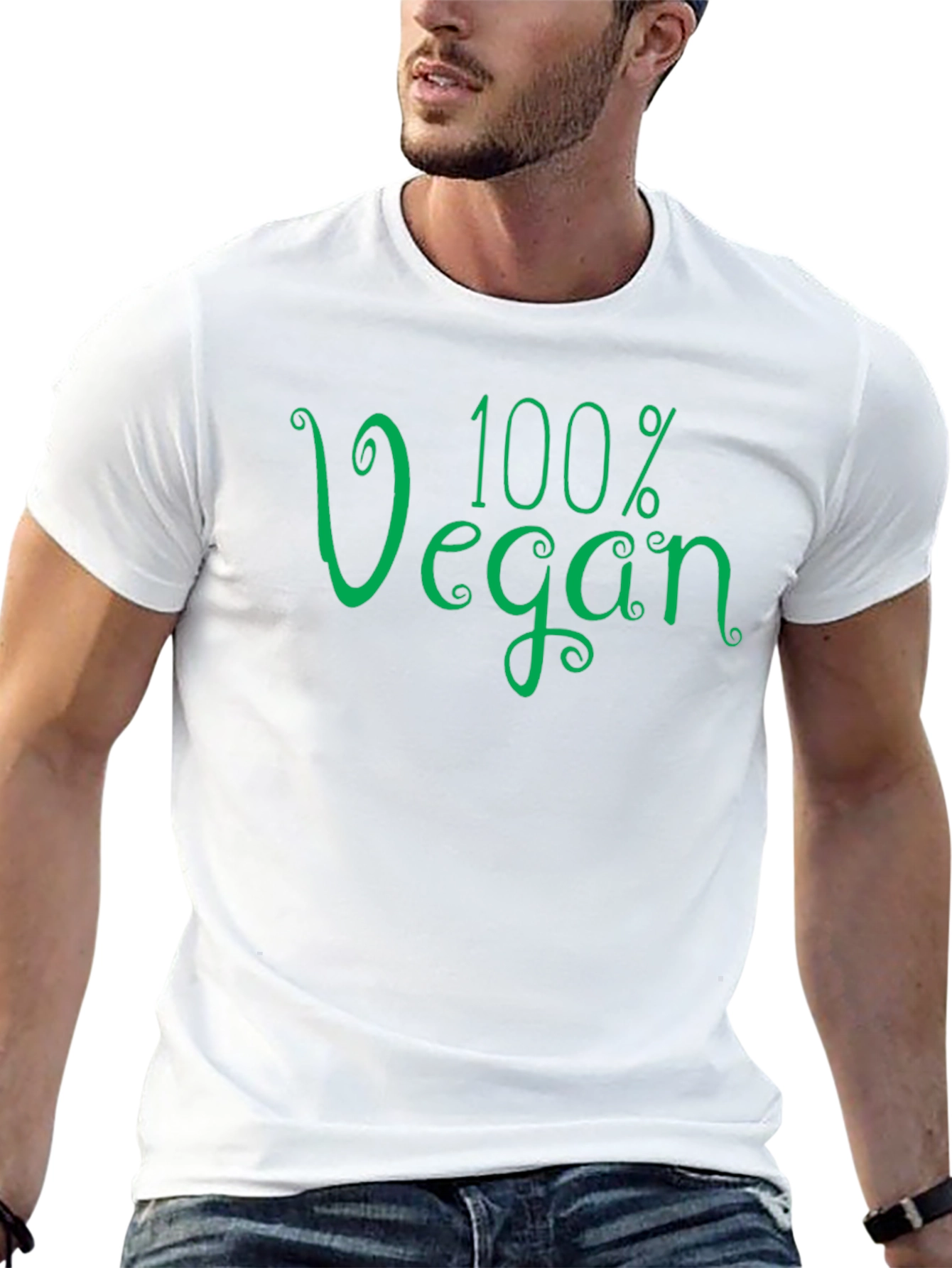 100% Vegan Graphic Tee - Soft & Stylish