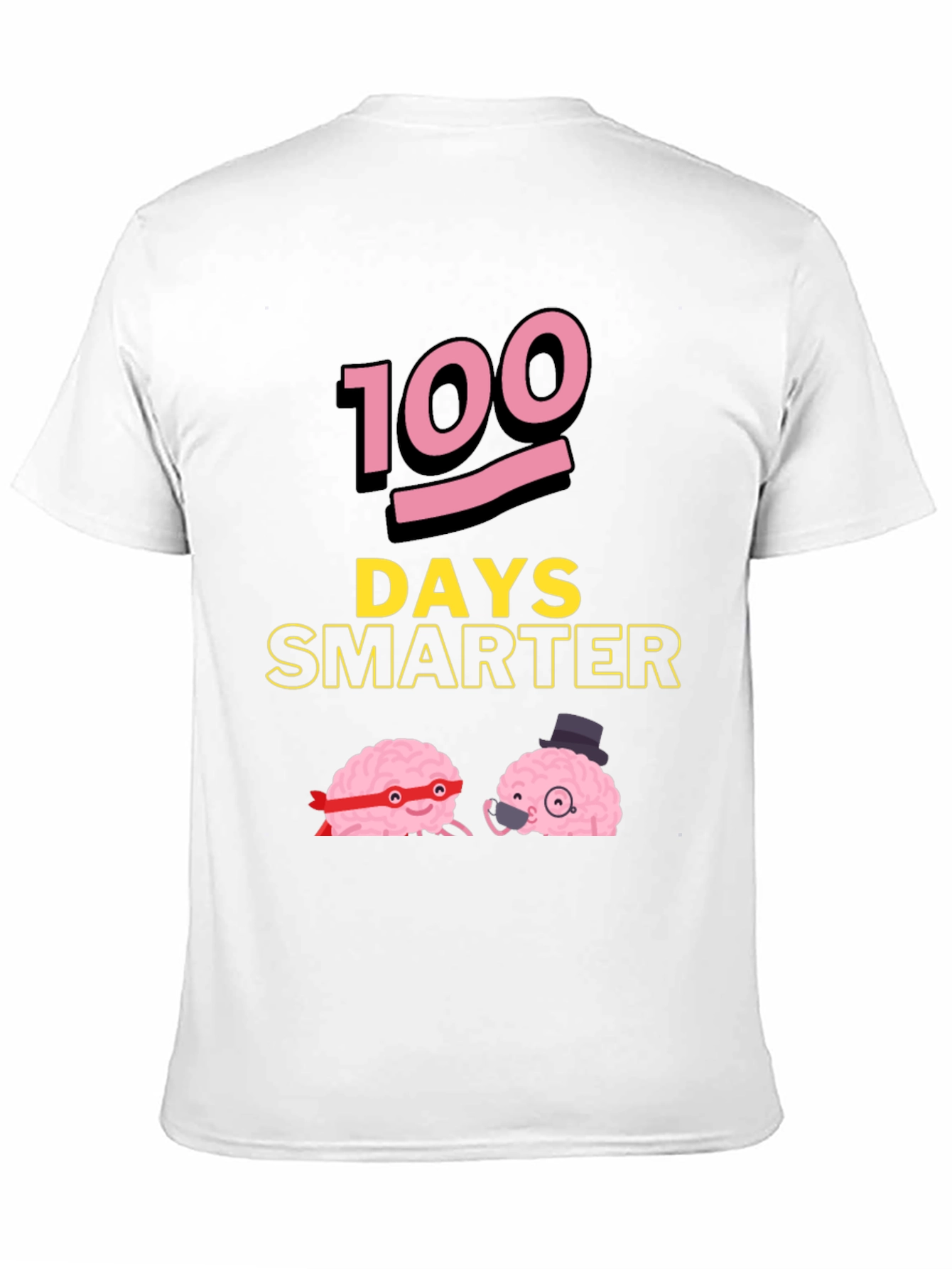 100 Days Smarter Funny Brains T-Shirt