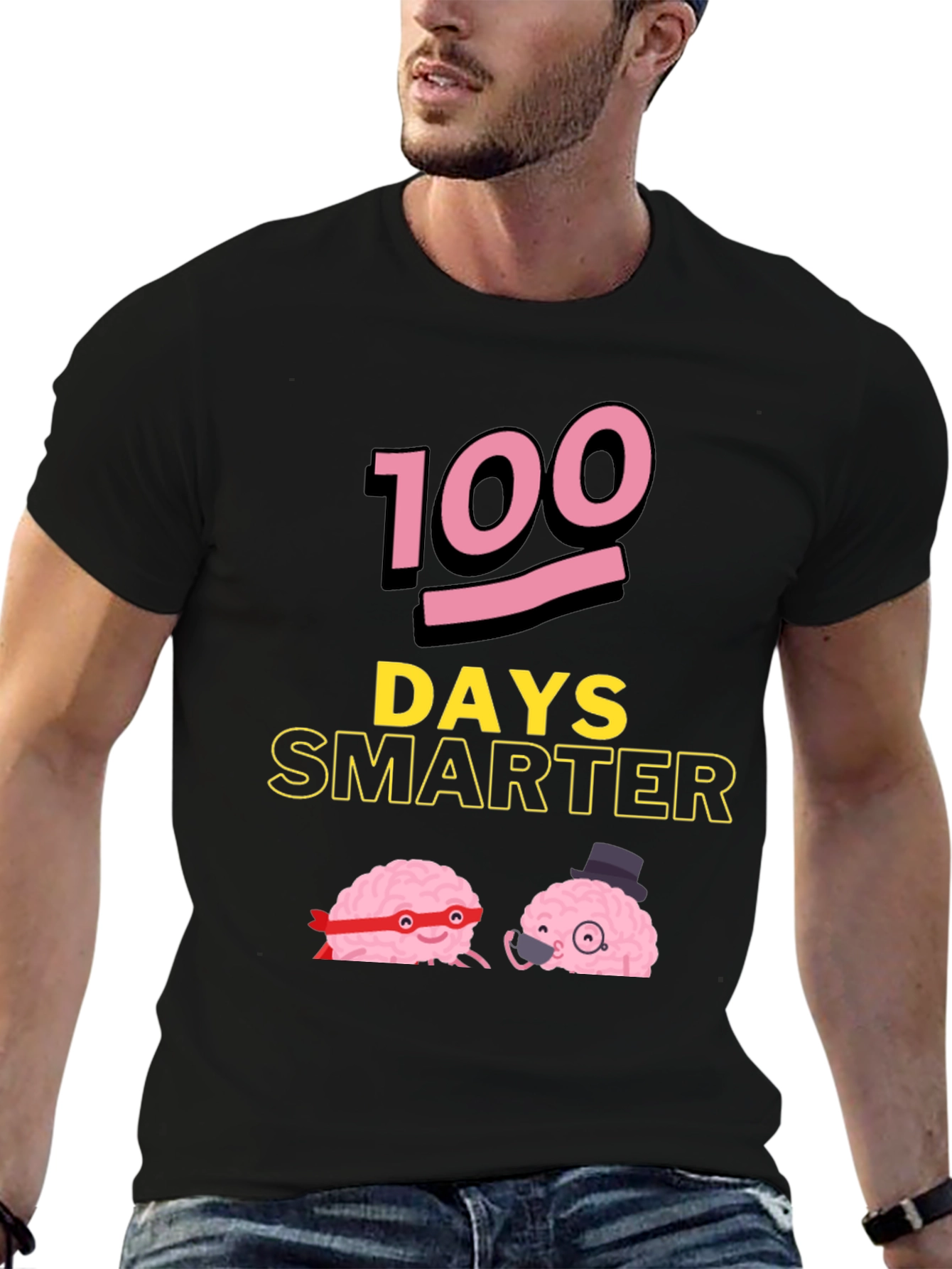 100 Days Smarter Funny Brains T-Shirt