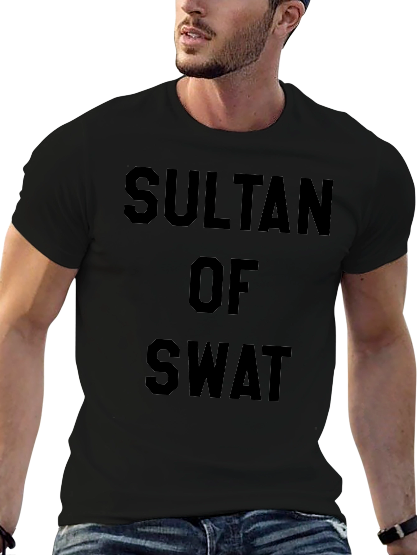 Sultan of Swat Black Graphic T-Shirt
