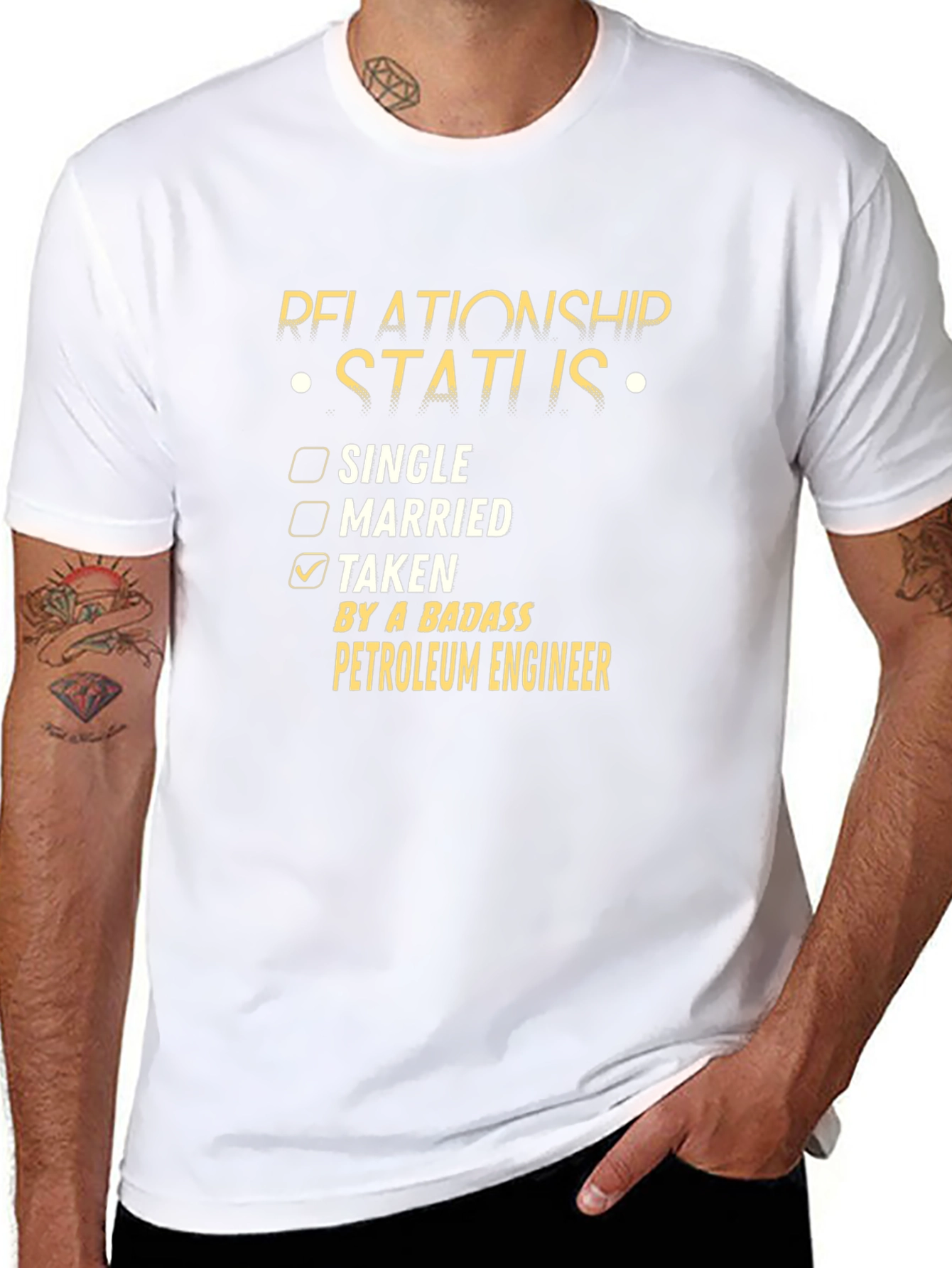 Taken By A Badass Petroleum Engineer Graphic T-Shirt