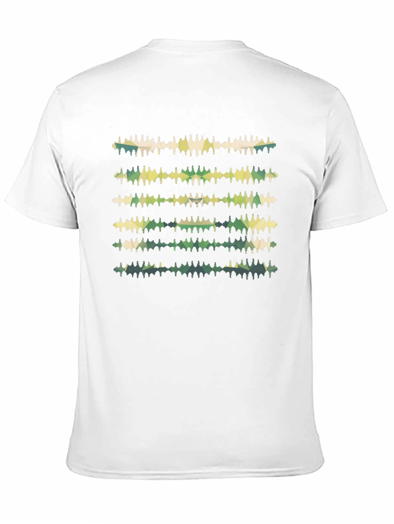 Abstract Camo Graphic Black T-Shirt