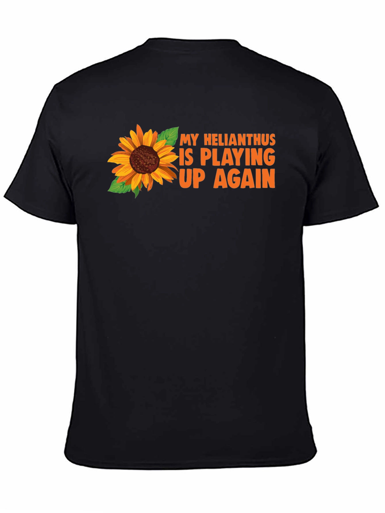 Sunflower Graphic T-Shirt - Helianthus Pun