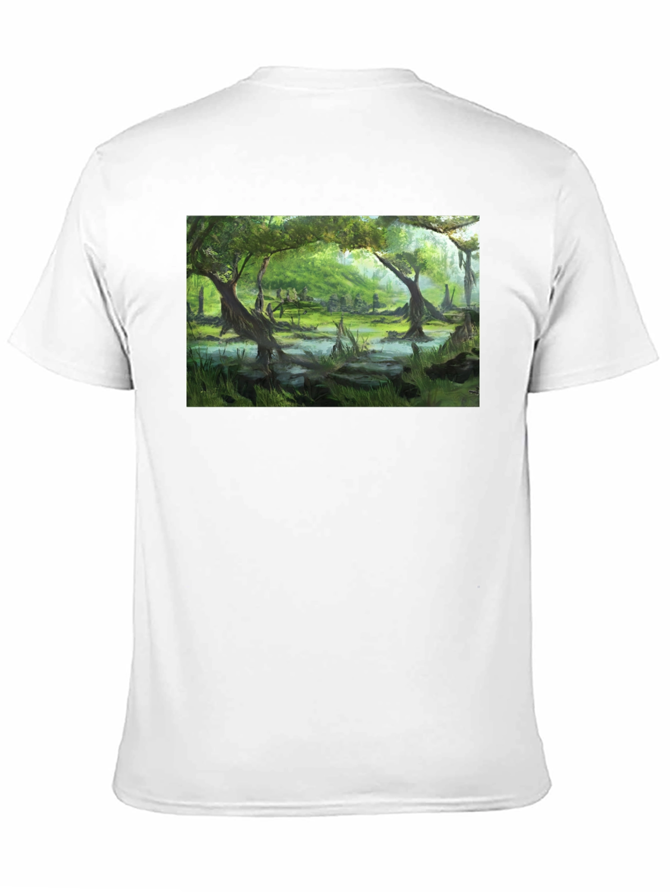 Swamp Scene Graphic T-Shirt