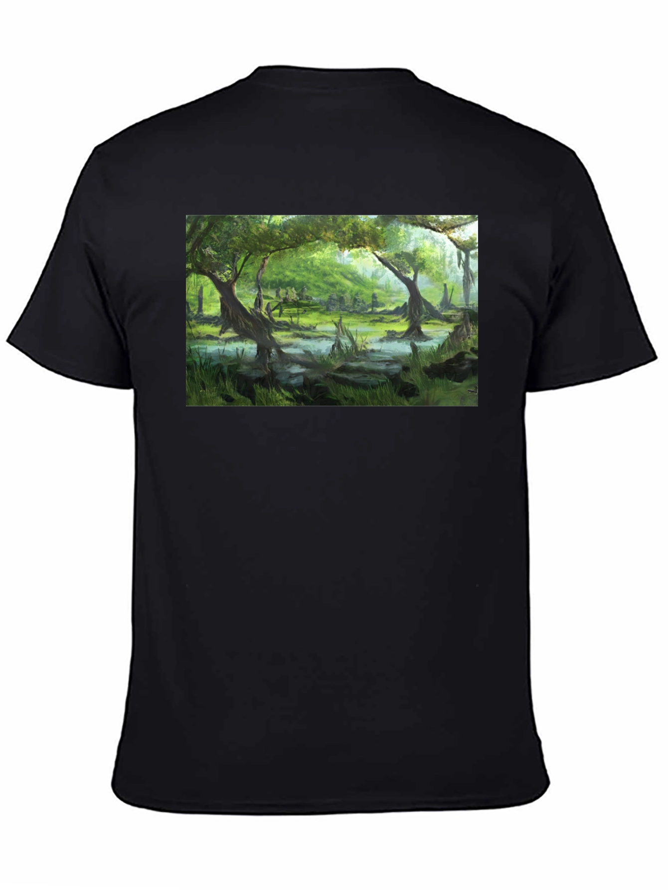 Swamp Scene Graphic T-Shirt